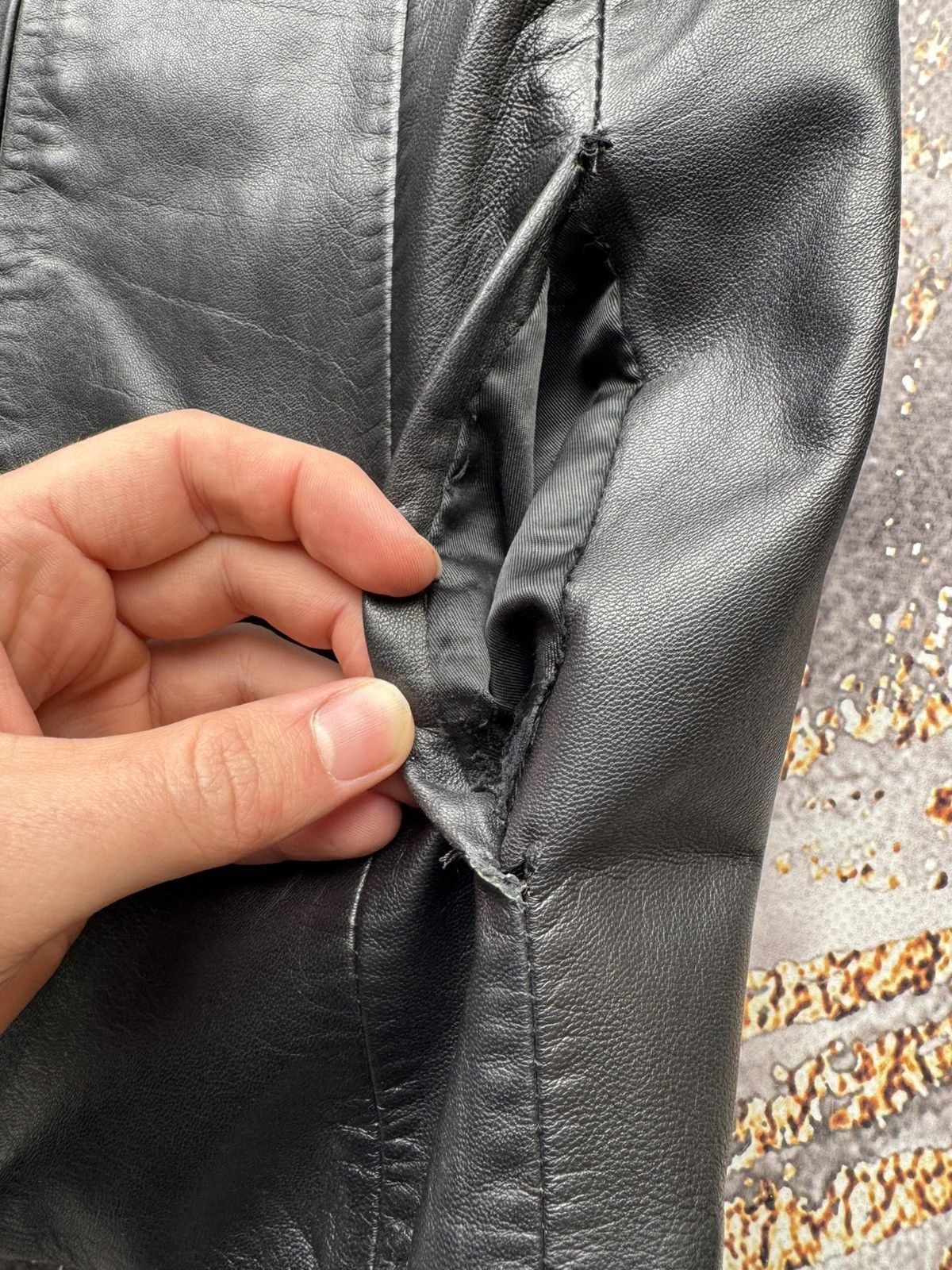 Genuine Leather Vintage Real Leather Bomber Jacket Size M / US 6-8 / IT 42-44 - 6 Thumbnail