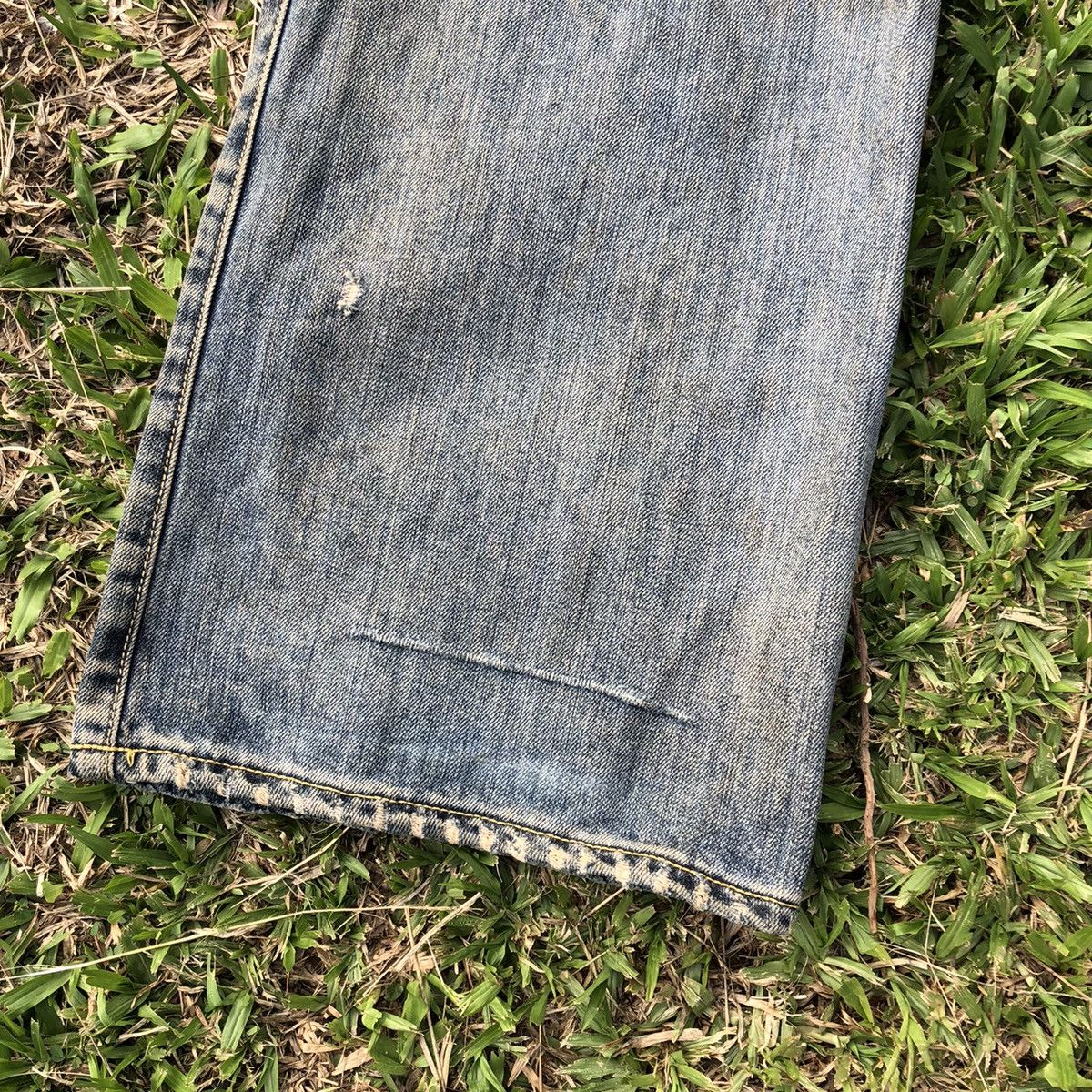 Christian Audigier Vintage Faded Ed Hardy By Christian Audigier Denim Pants Size US 42 / EU 58 - 6 Thumbnail