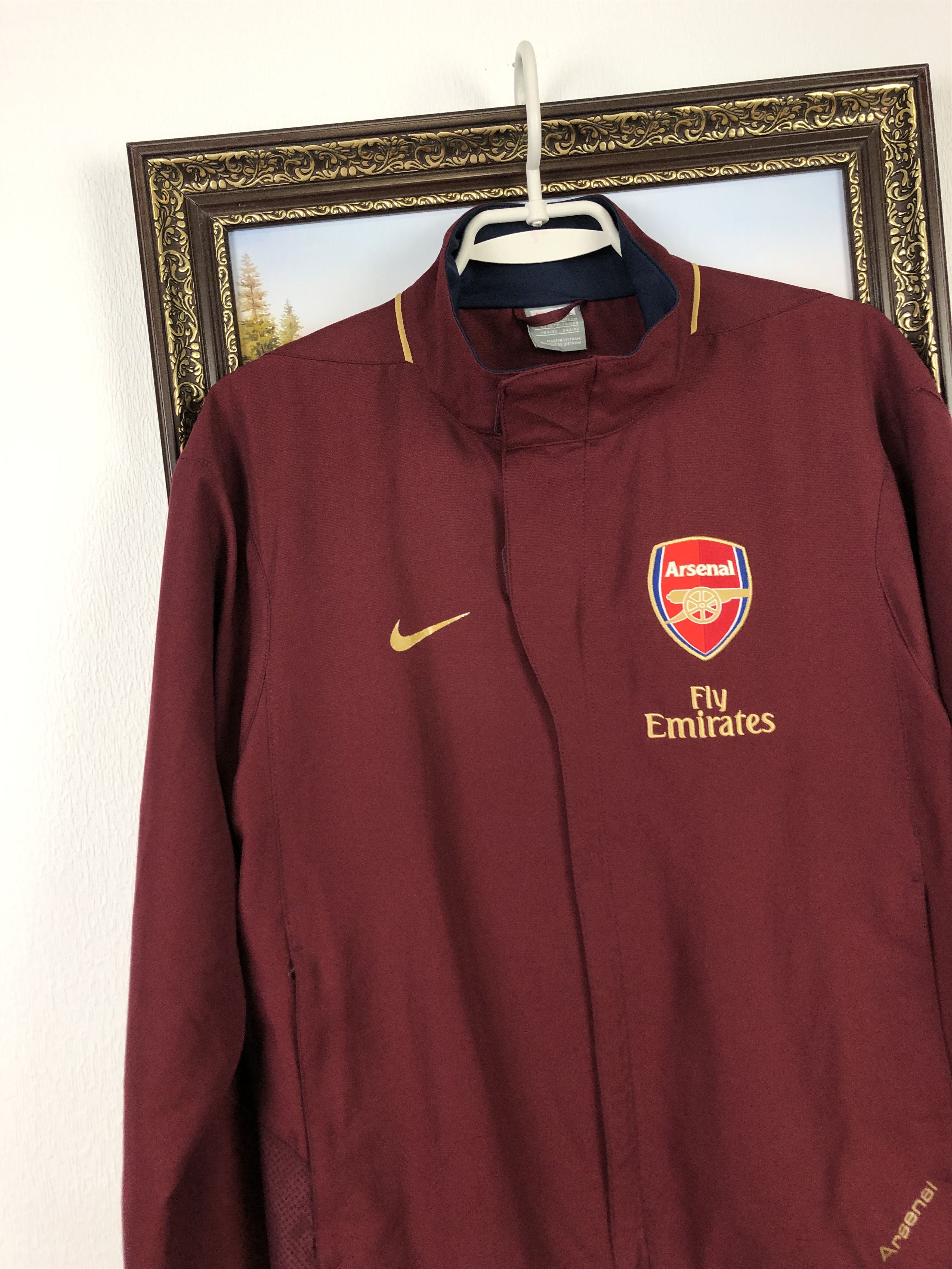 Nike Arsenal Longon Football Jacket Highbury Soccer Track Top Size US S / EU 44-46 / 1 - 3 Thumbnail