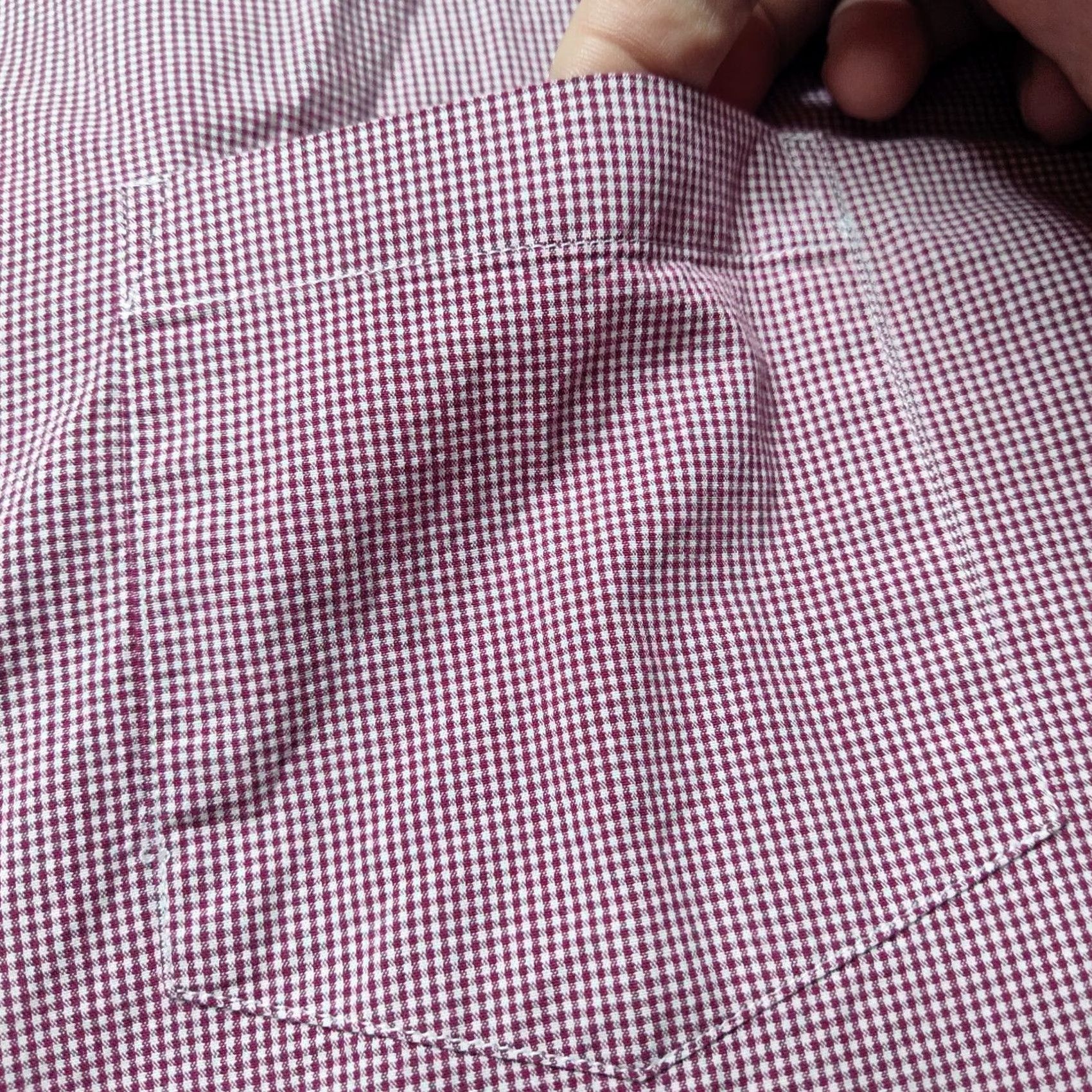 J.Crew J.CREW MERCANTILE FLEX Red Gingham Check Button Shirt - Men XL Size US XL / EU 56 / 4 - 3 Thumbnail