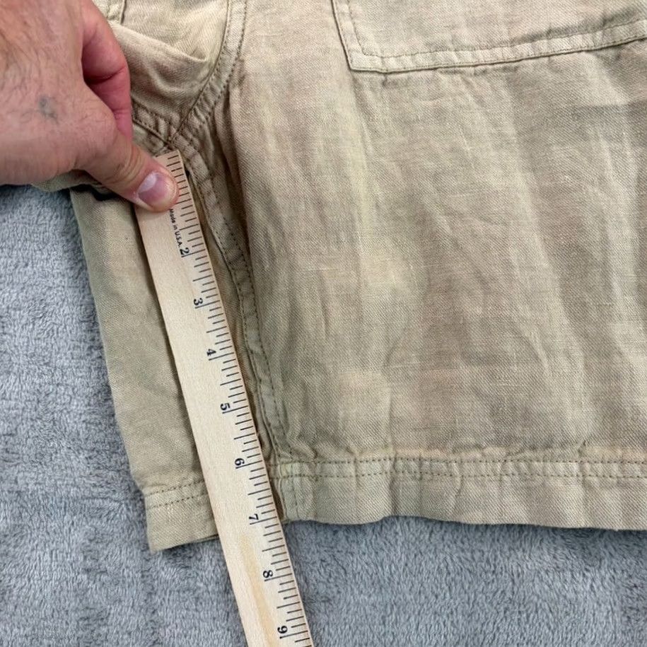 Alex Mill Alex Mill Standard Shortall Jumpsuit Women XS Vintage Khaki 100% Linen Size 26" / US 2 / IT 38 - 7 Thumbnail