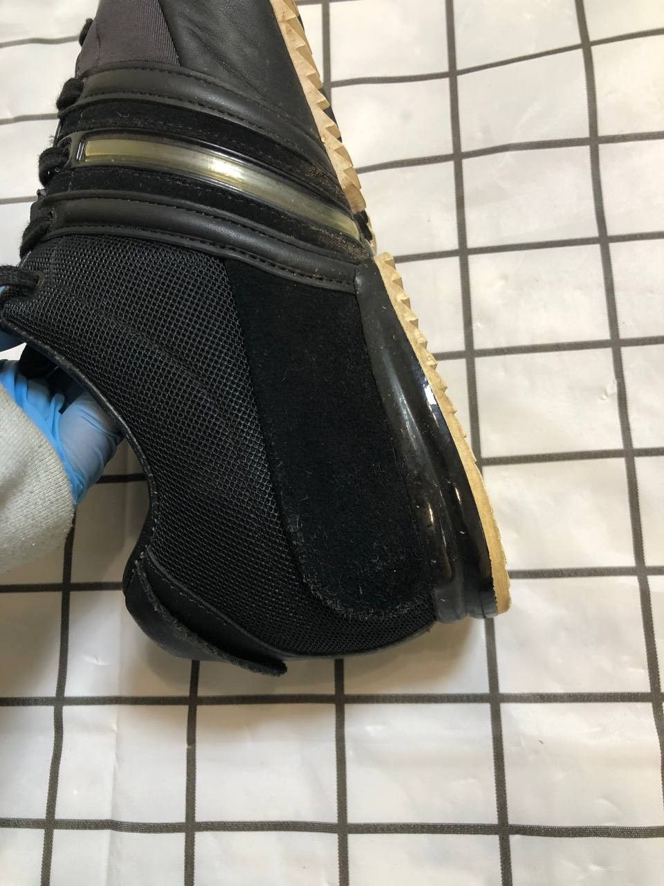 Adidas × Y-3 ADIDAS Y3 Yohji Yamamoto Mens Trainers Navy Black Leather Size US 7.5 / EU 40-41 - 5 Thumbnail