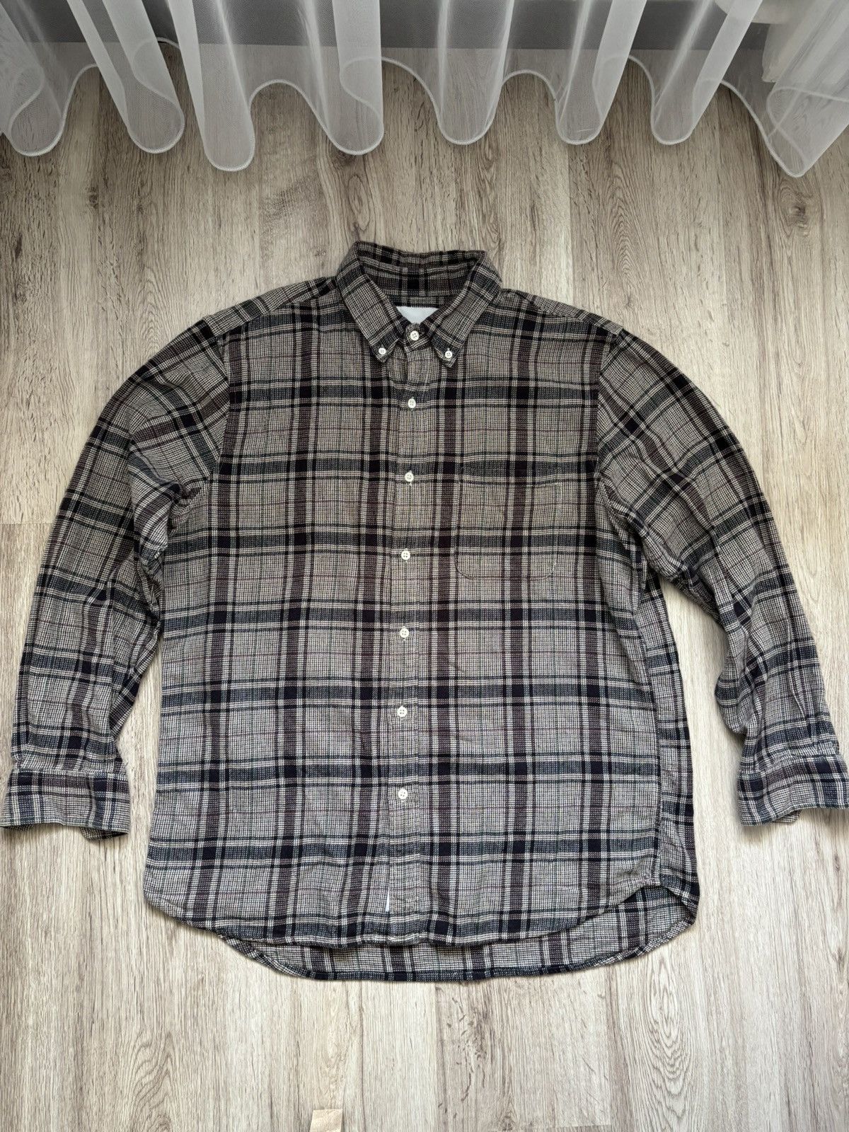 Adsum ADSUM NYC CLASSIC PLAID OVERSHIRT mens XL Size US XL / EU 56 / 4 - 1 Thumbnail