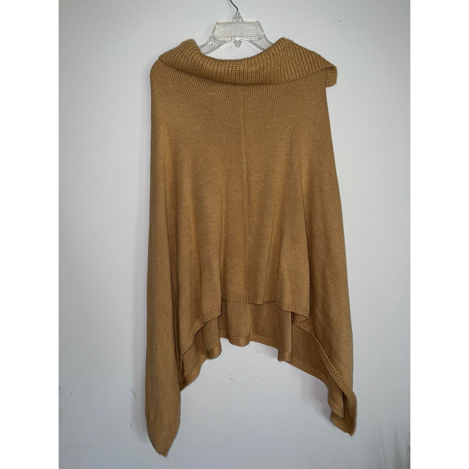 Shein SHEIN CAMEL COLOR SWEATER PONCHO Size L / US 10 / IT 46 - 3 Thumbnail