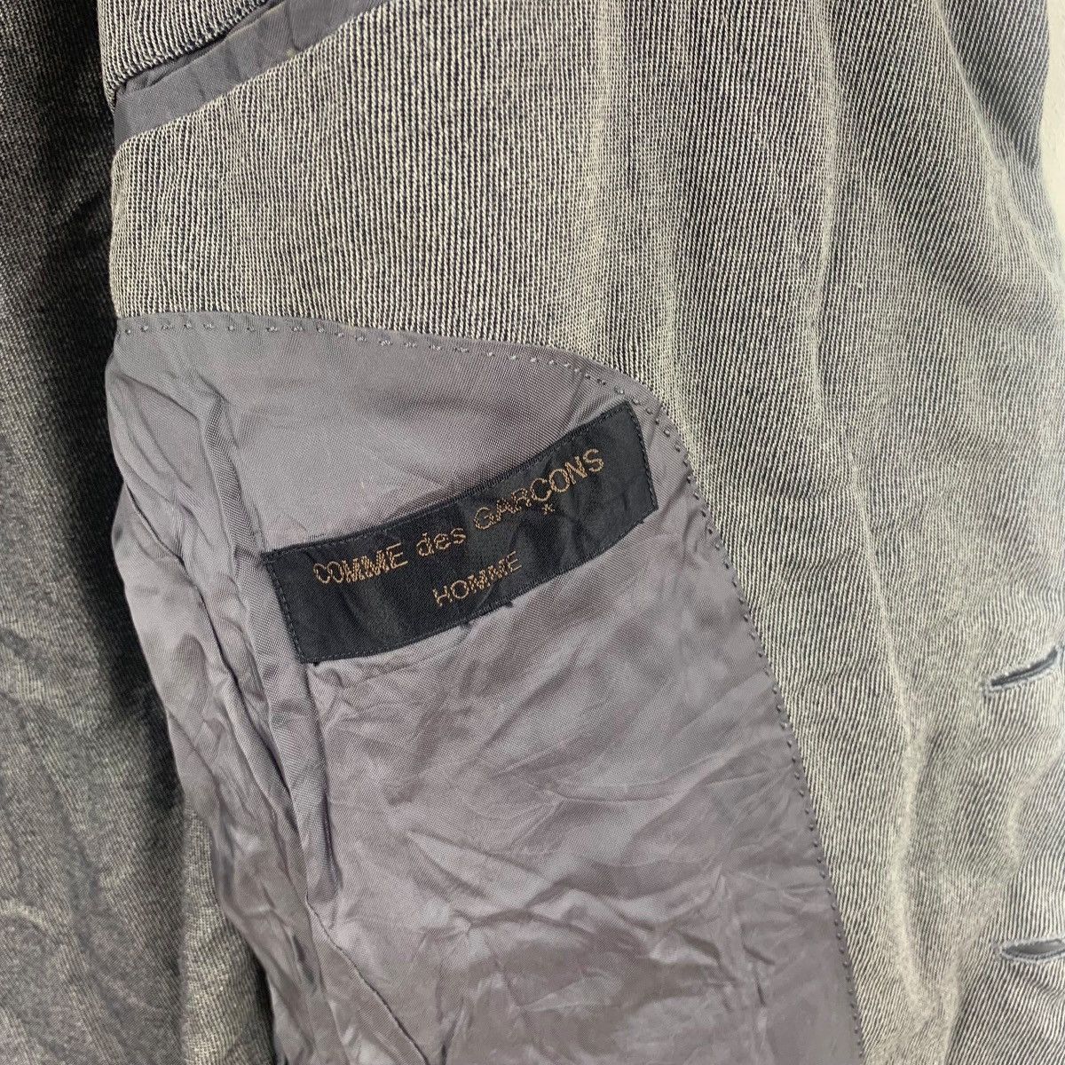 Comme des Garcons Vintage 1990 COMME DES GARCONS HOMME Blazer Coat Suit Formal Size 36S - 7 Thumbnail