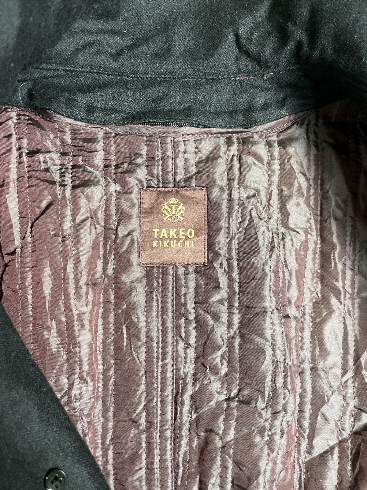 Japanese Brand × Takeo Kikuchi × Vintage Takeo Kikuchi x Long Jacket Black (24) Size US M / EU 48-50 / 2 - 6 Thumbnail