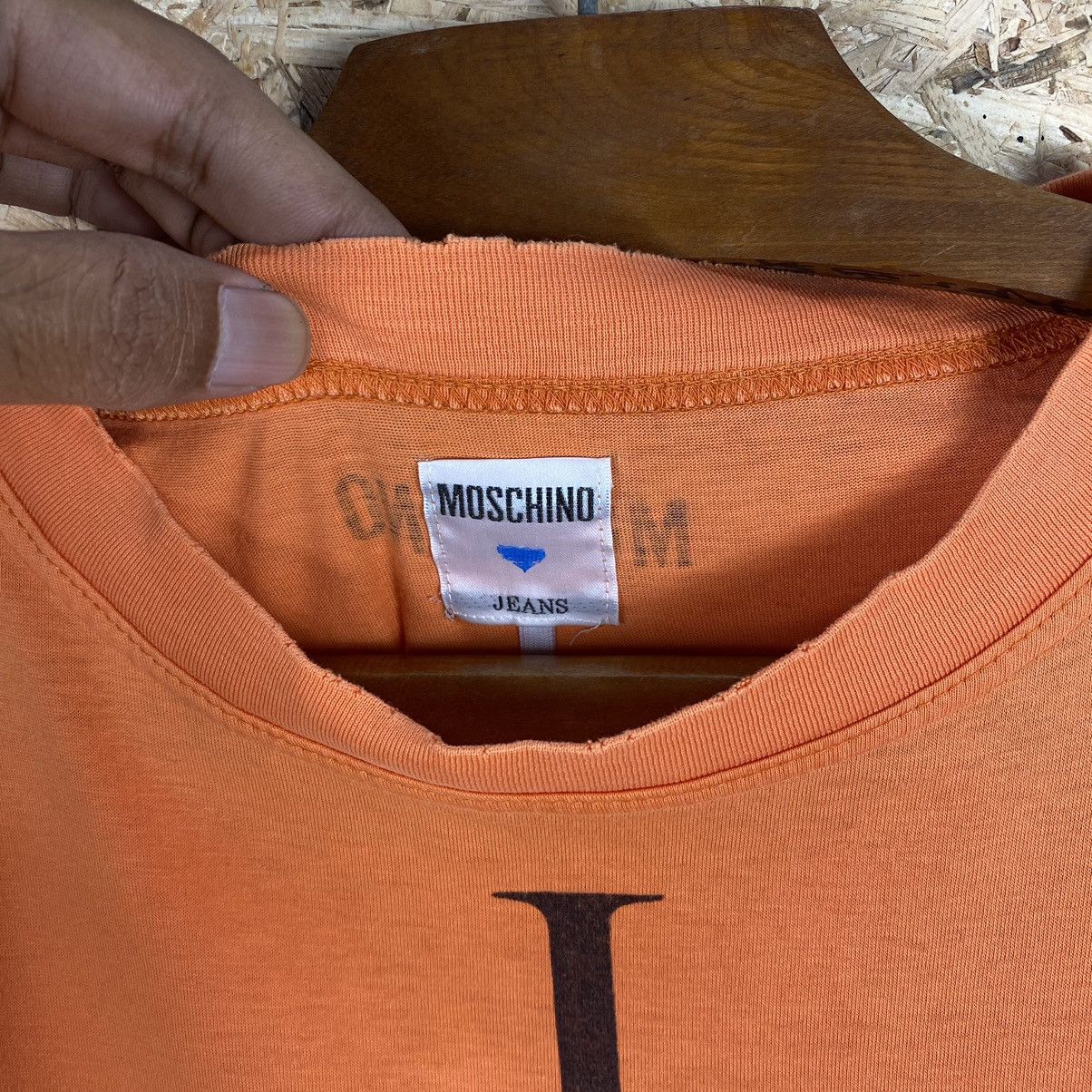 Moschino MOSCHINO I LOVE VEGETABLE LOVE ME DISTRESSED T SHIRT Size US M / EU 48-50 / 2 - 6 Thumbnail