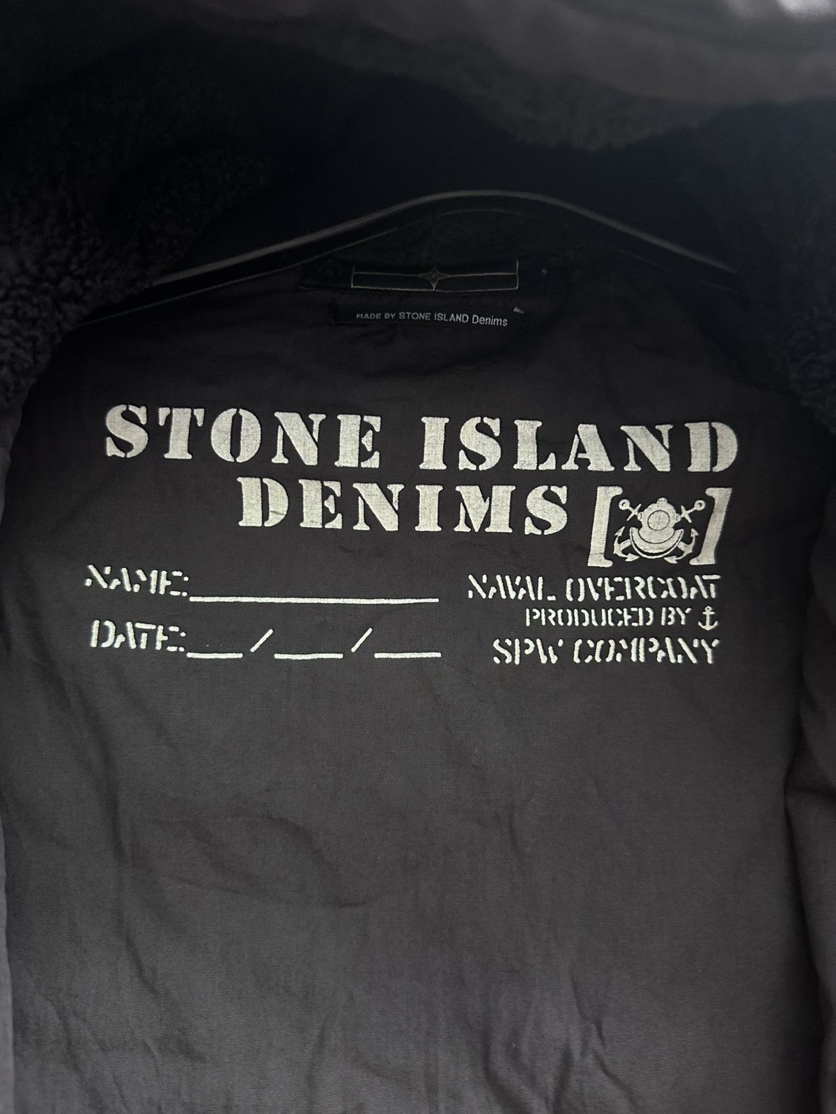 Stone Island Vintage Stone Island Denims Naval Overcoat Jacket Size US L / EU 52-54 / 3 - 12 Thumbnail