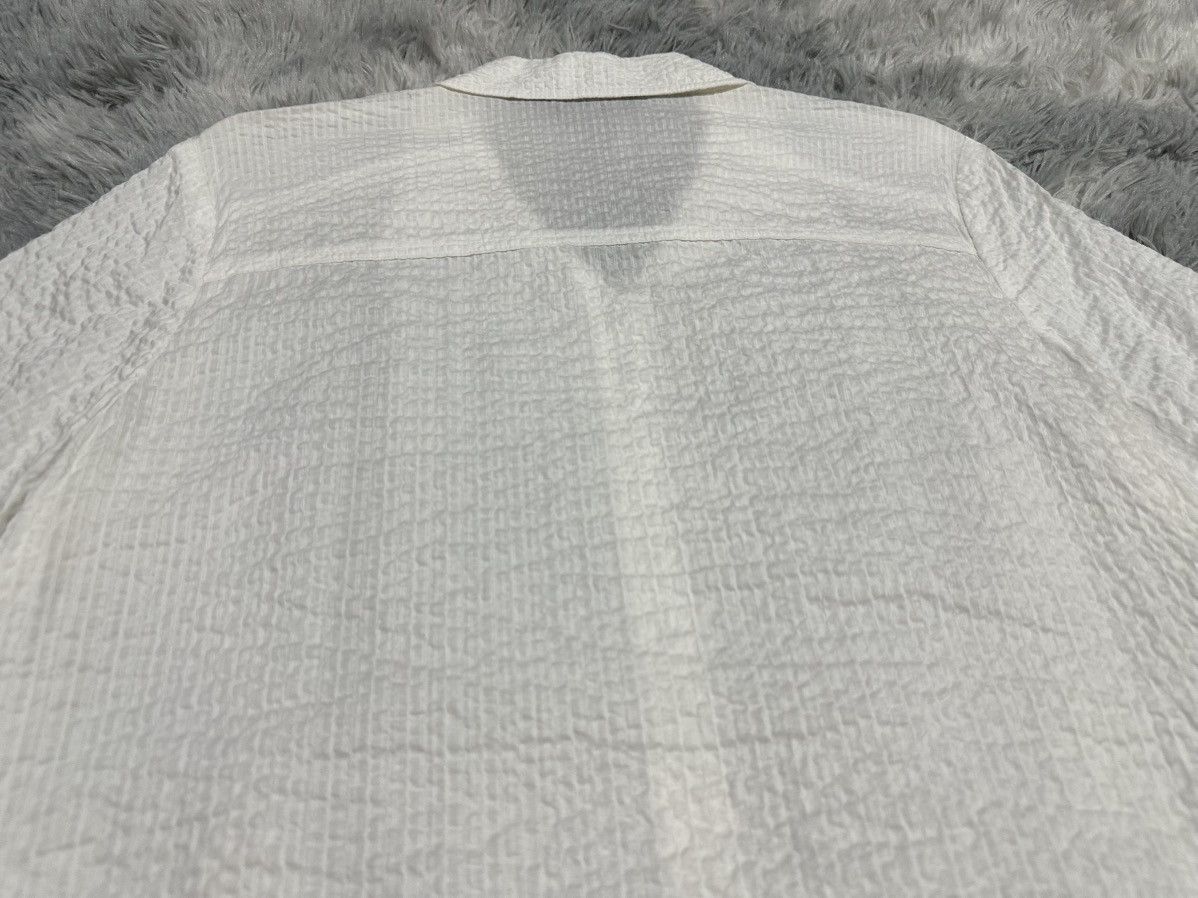 Japanese Brand 🔥Vintage Kansai Bis Seersucker Shirt Dress White Size US L / EU 52-54 / 3 - 10 Thumbnail