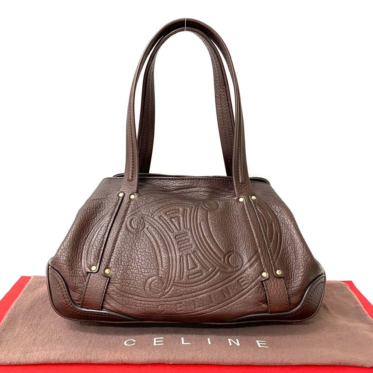 Celine Celine Handbag Brown Leather Size ONE SIZE - 1 Thumbnail