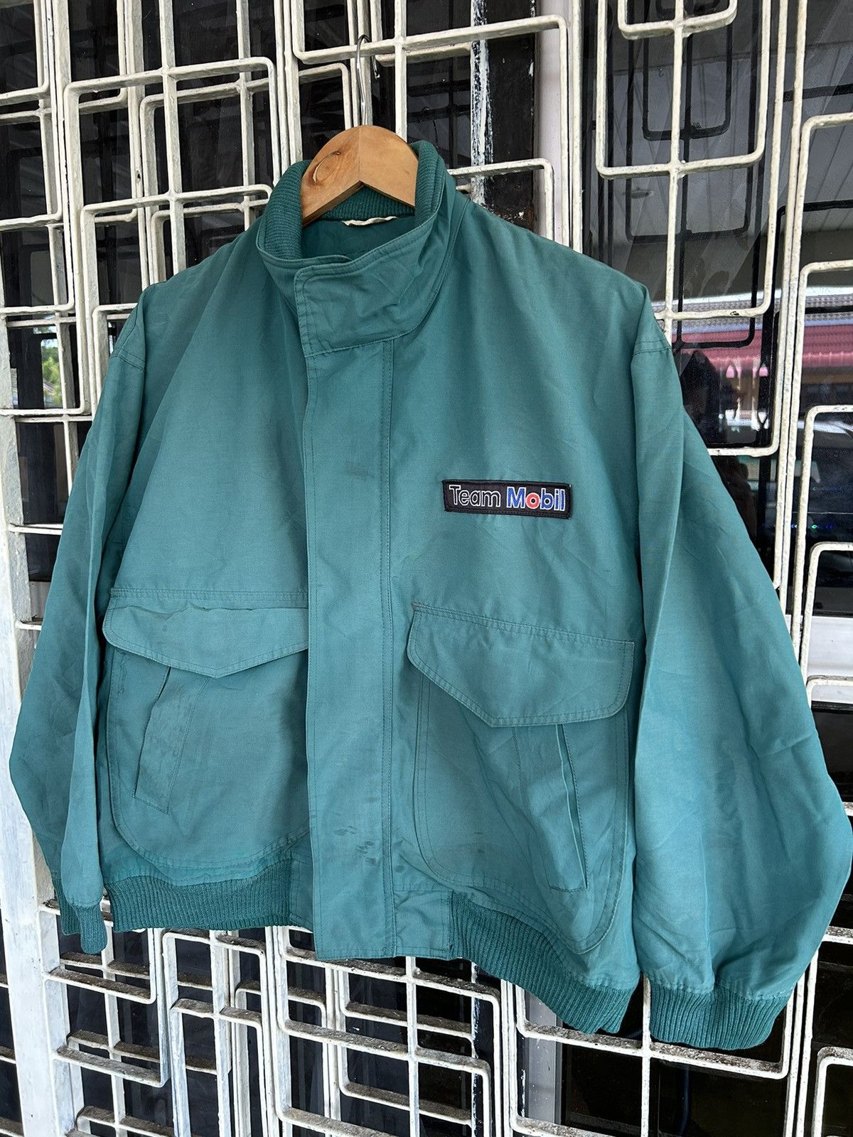 Vintage 💥 VINTAGE TEAM MOBIL JACKET Size US L / EU 52-54 / 3 - 2 Thumbnail