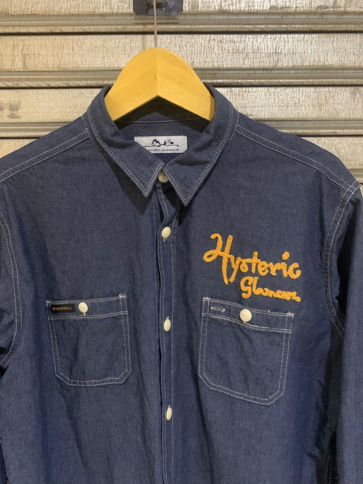 Hysteric Glamour HYSTERIC GLAMOUR CHAINSTITCH EMBROIDERY LOGO Size US XL / EU 56 / 4 - 8 Thumbnail