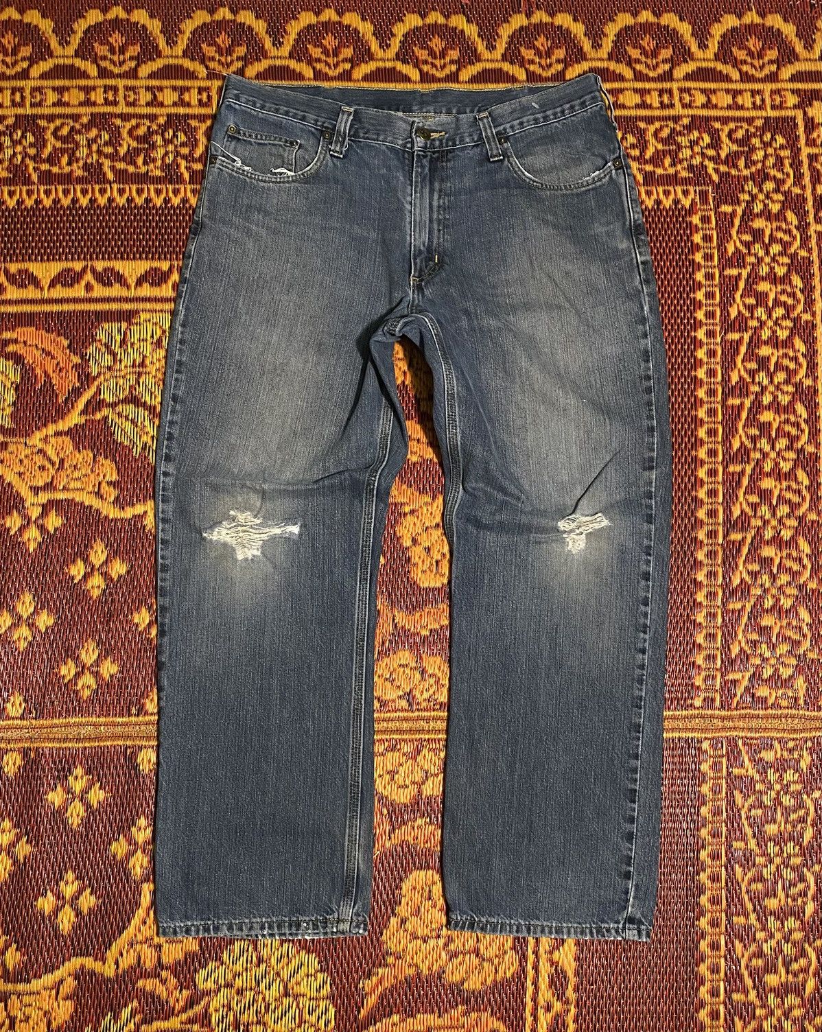 Carhartt Carhartt Distressed Denim Size US 36 / EU 52 - 2 Thumbnail
