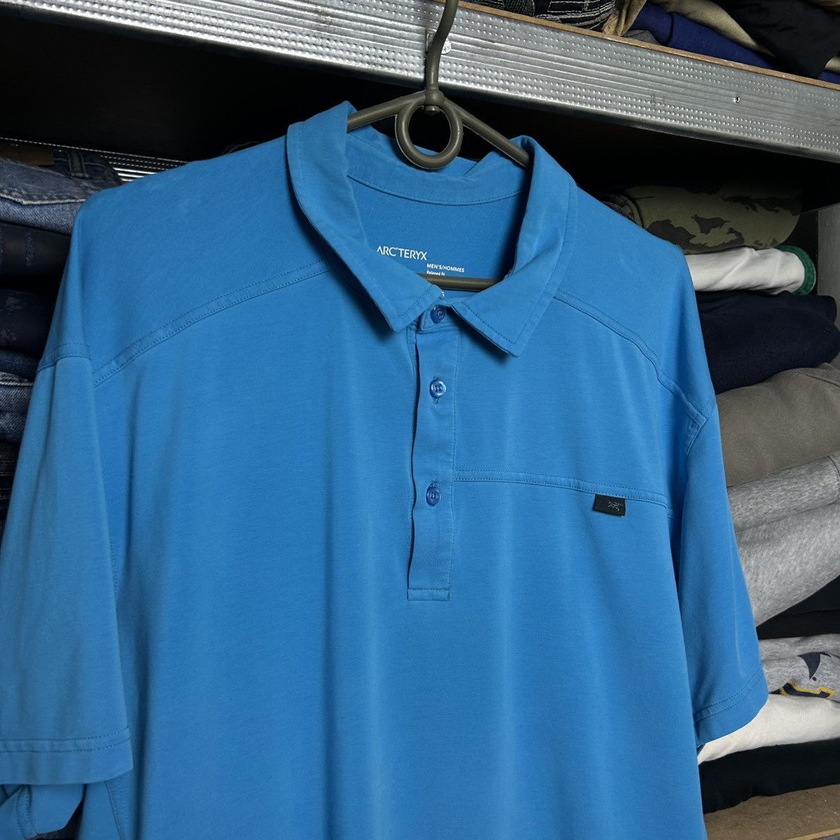 Arc'teryx Mens Arcteryx Small logo basic outdoor streetwear polo Size US XL / EU 56 / 4 - 2 Thumbnail