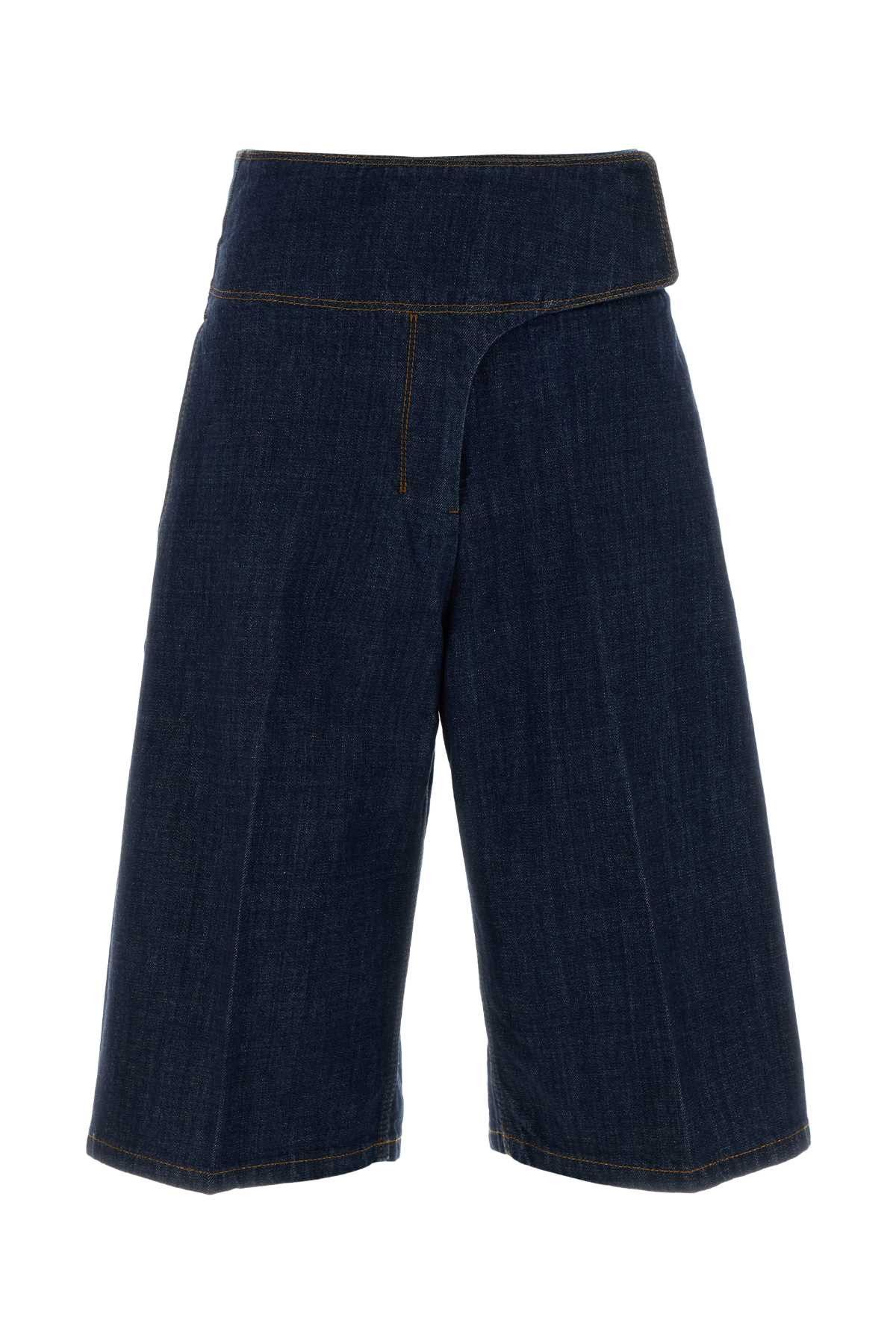 AMI Denim Bermuda Shorts Size 26" / US 2 / IT 38 - 1 Thumbnail