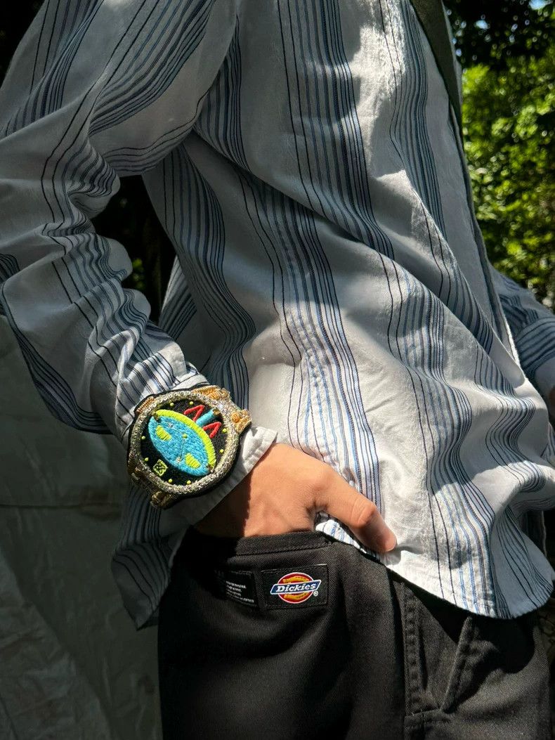 Walter Van Beirendonck walter van beirendonck SS24 Indian handmade beaded watch Size ONE SIZE - 9 Thumbnail