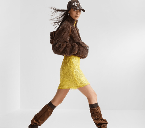 Fendi o1loc1c0824 Skirt in Yellow Size 30" / US 8 / IT 44 - 4 Thumbnail