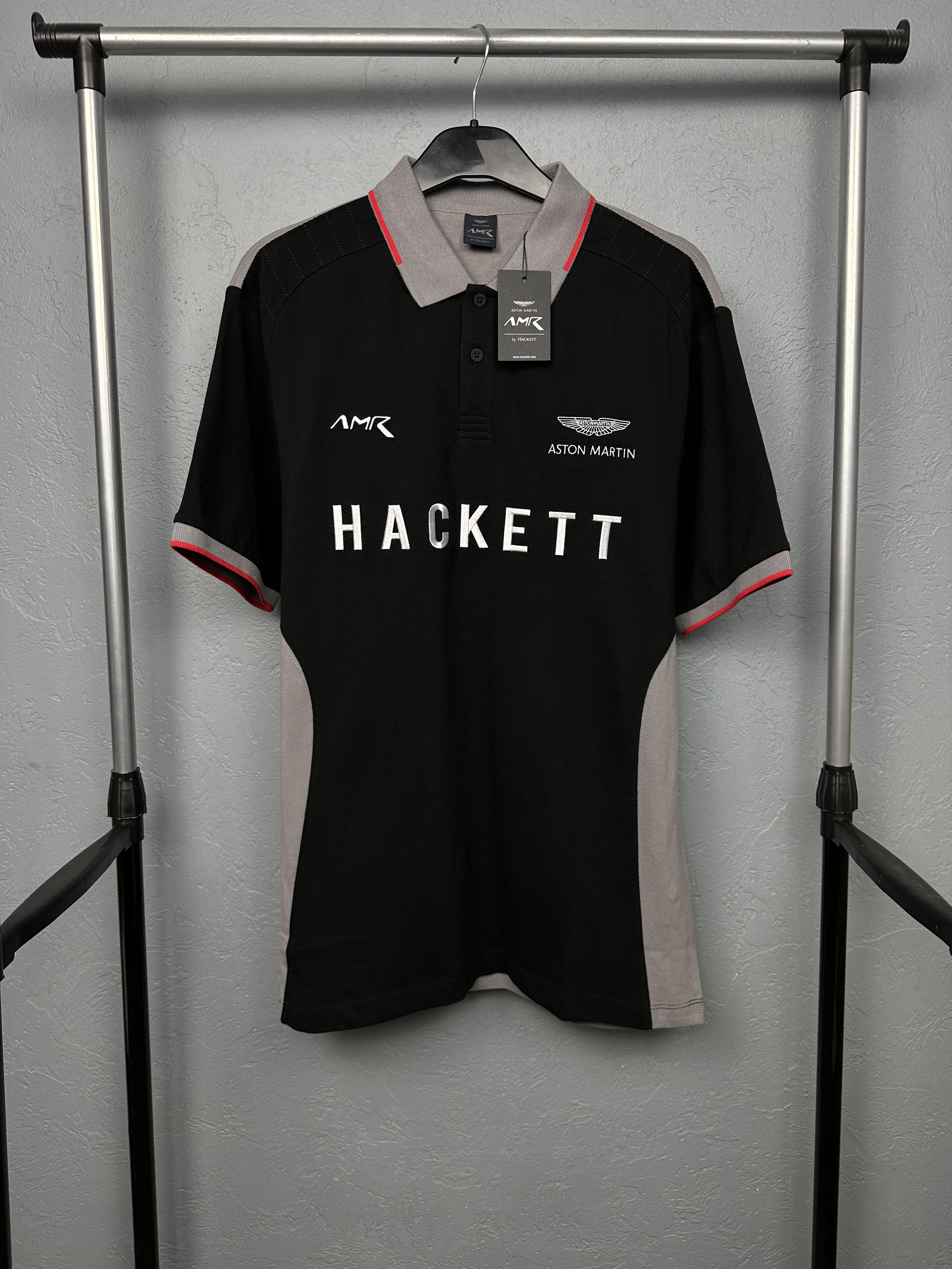 Hackett NEW Aston Martin by Hackett Mens Polo Shirt Size US XL / EU 56 / 4 - 1 Thumbnail