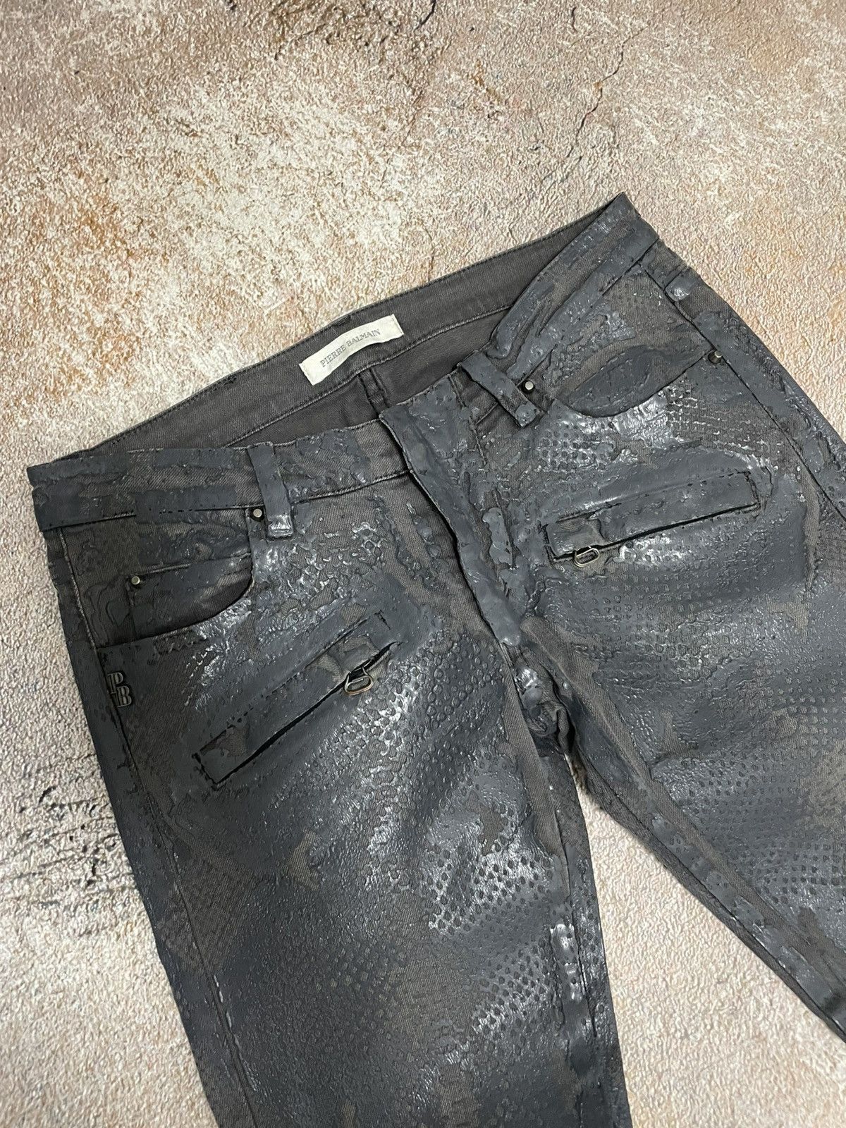 Pierre Balmain Pierre Balmain Snake Style Skinny Jeans Size 26" / US 2 / IT 38 - 3 Thumbnail