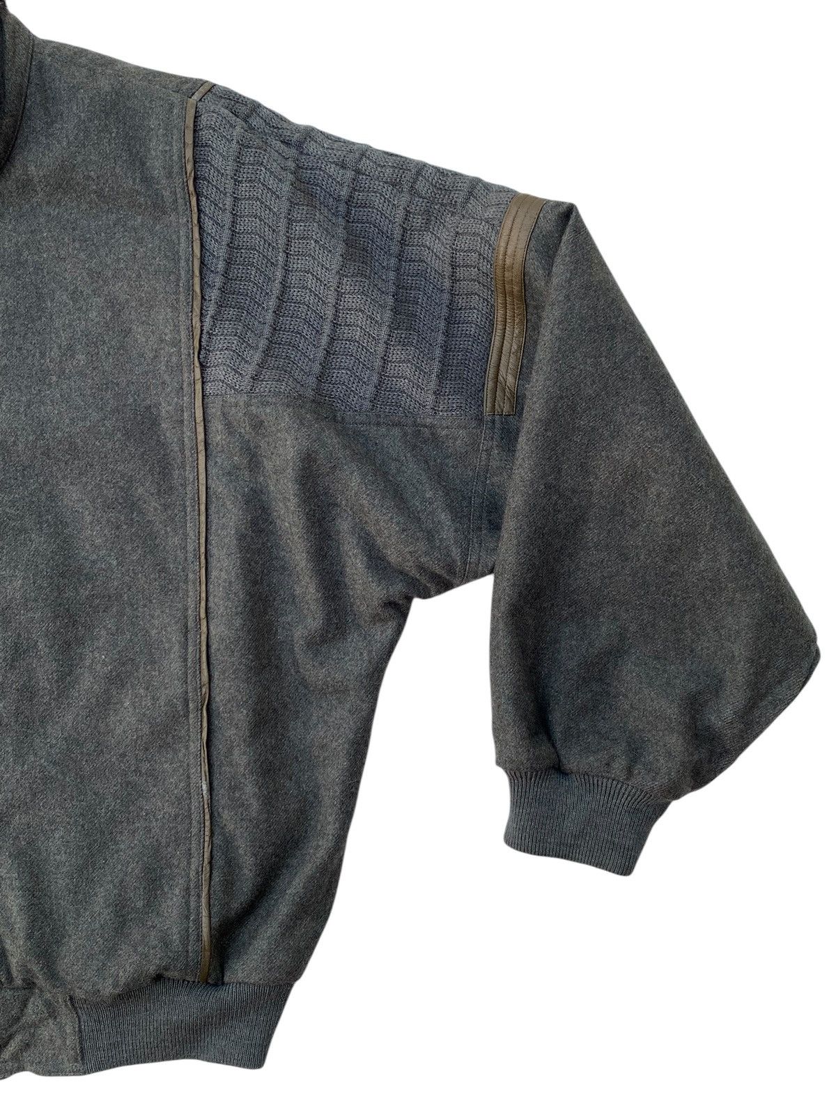 Japanese Brand Vtg Henri Luc Chapuis Wool Bomber Jacket Size US L / EU 52-54 / 3 - 6 Thumbnail
