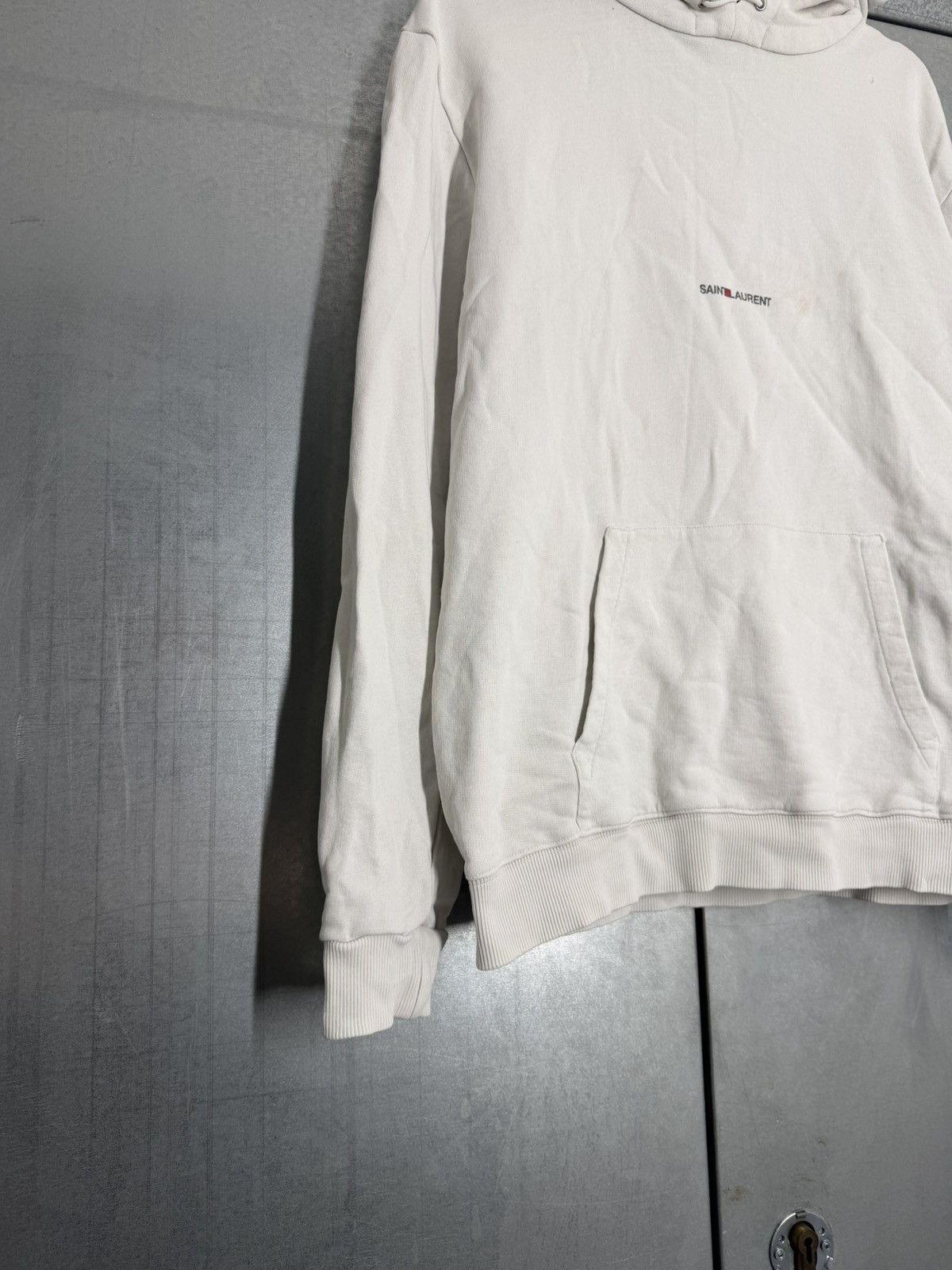 Saint Laurent Paris Saint Laurent Logo Hoodie Size US L / EU 52-54 / 3 - 3 Thumbnail
