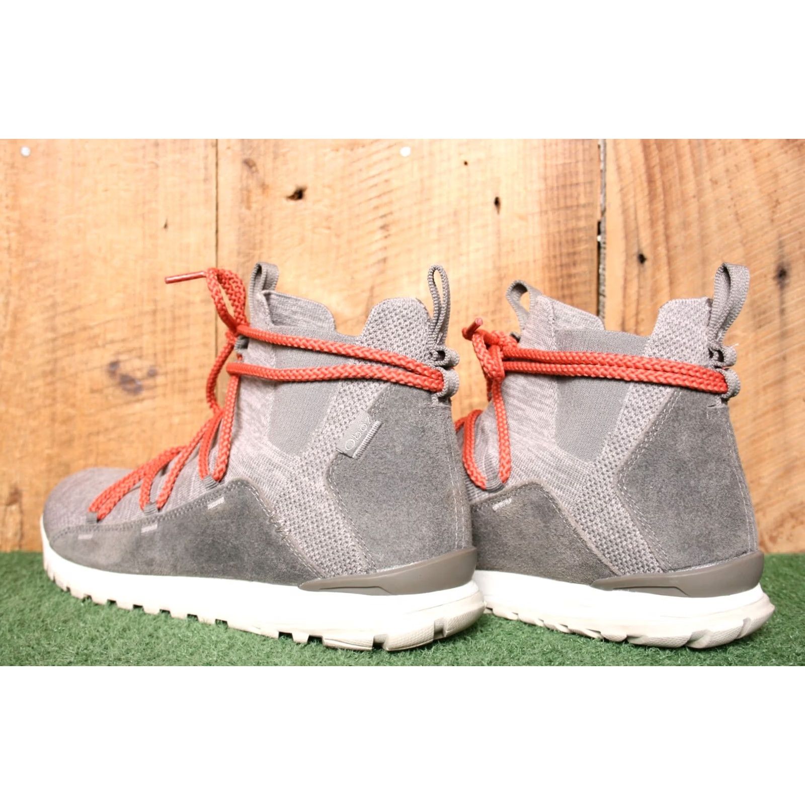 Oboz OBOZ Lena Mid Peregrine Gray Rust Knit Hiking Boots Women's Sz. 12 shoes Knit Upper Textile Hiking Boot 12 Women Oboz Lena Mid Brown Knit NWOT Size US 10 / IT 40 - 3 Thumbnail