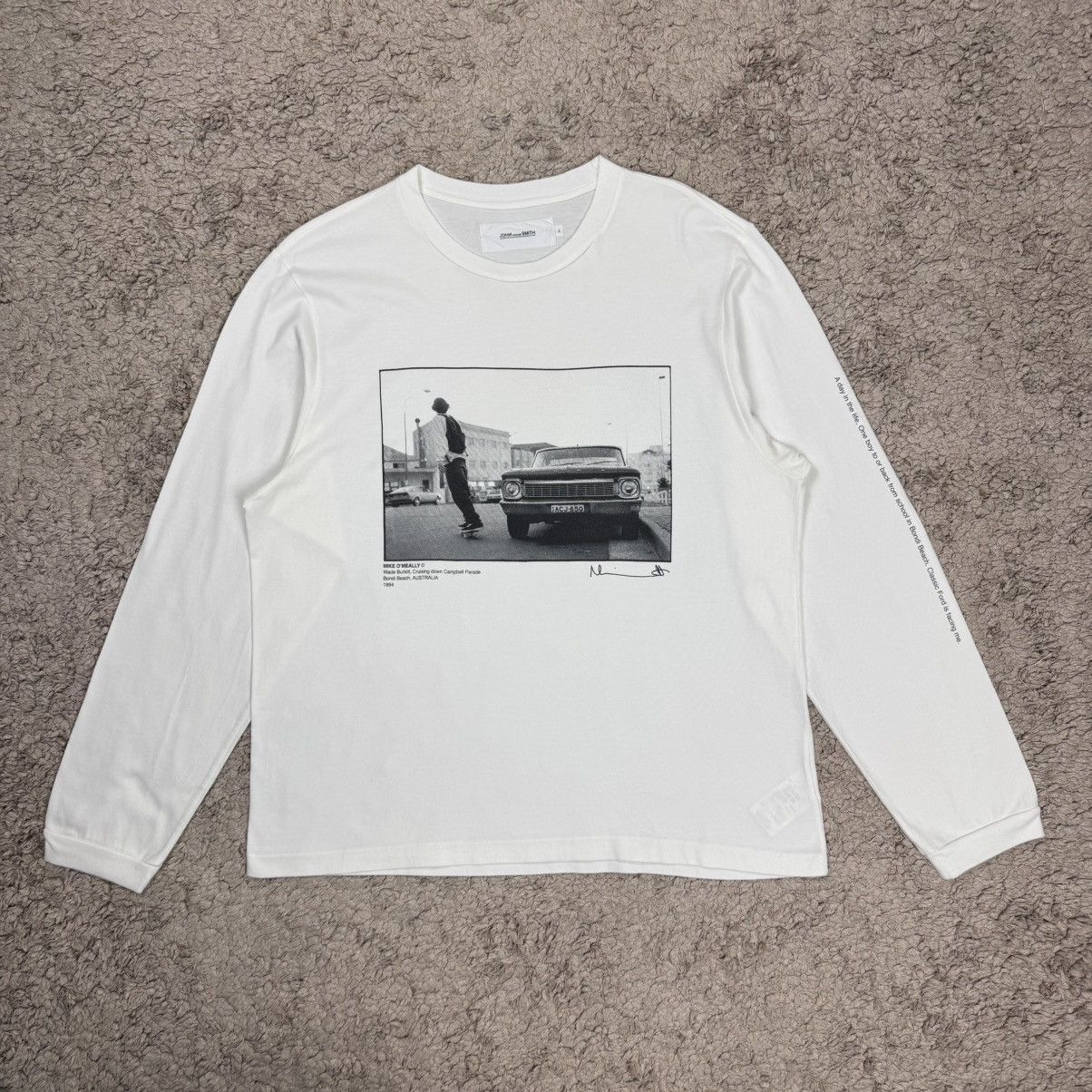 Japanese Brand Vintage John Mason Smith Mike O'Meally long-sleeve T-shirt Size US L / EU 52-54 / 3 - 1 Thumbnail