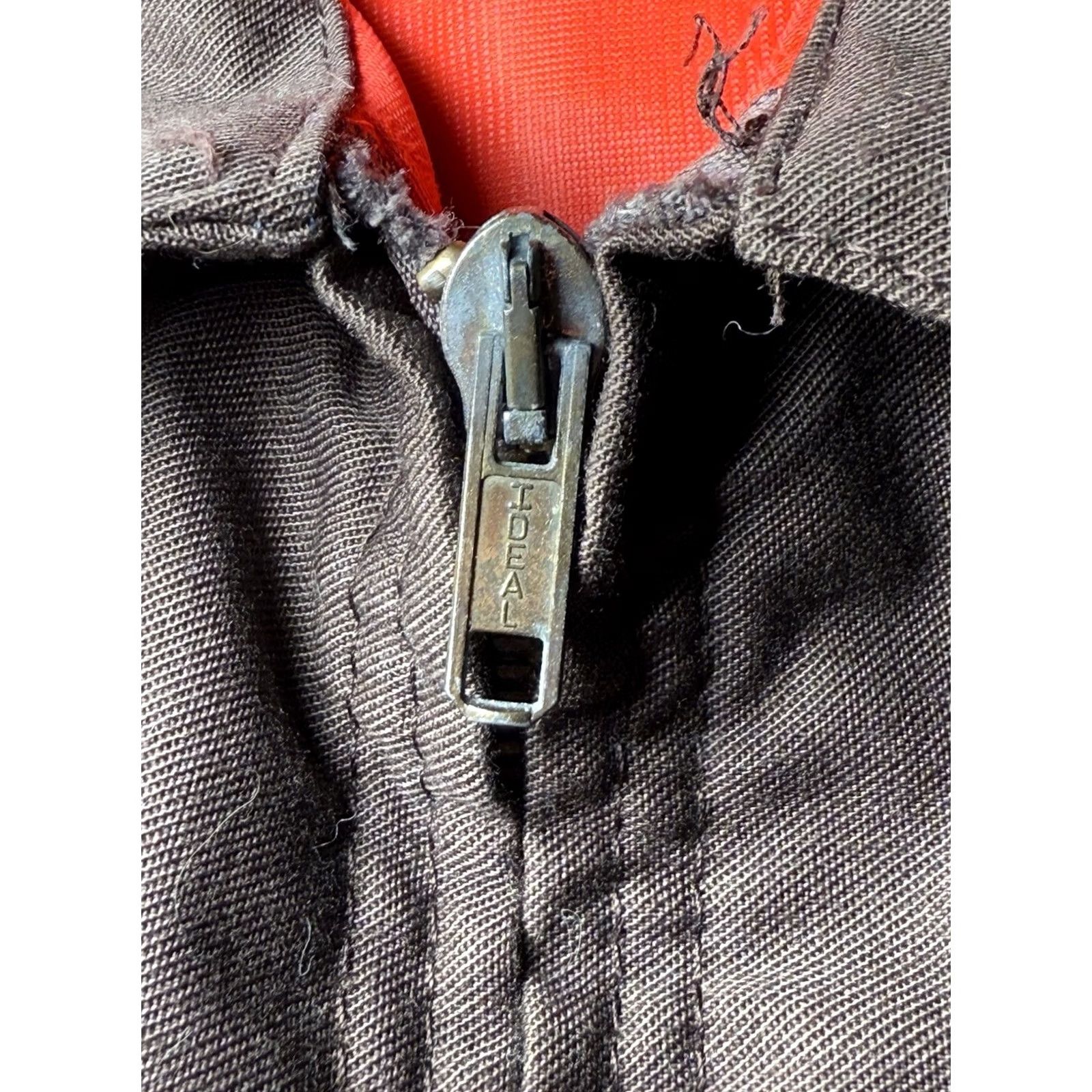 Vintage VINTAGE Clayton Work Jacket XL Long Brown Trucking 70s 80s Canvas Mens Size US XL / EU 56 / 4 - 8 Thumbnail