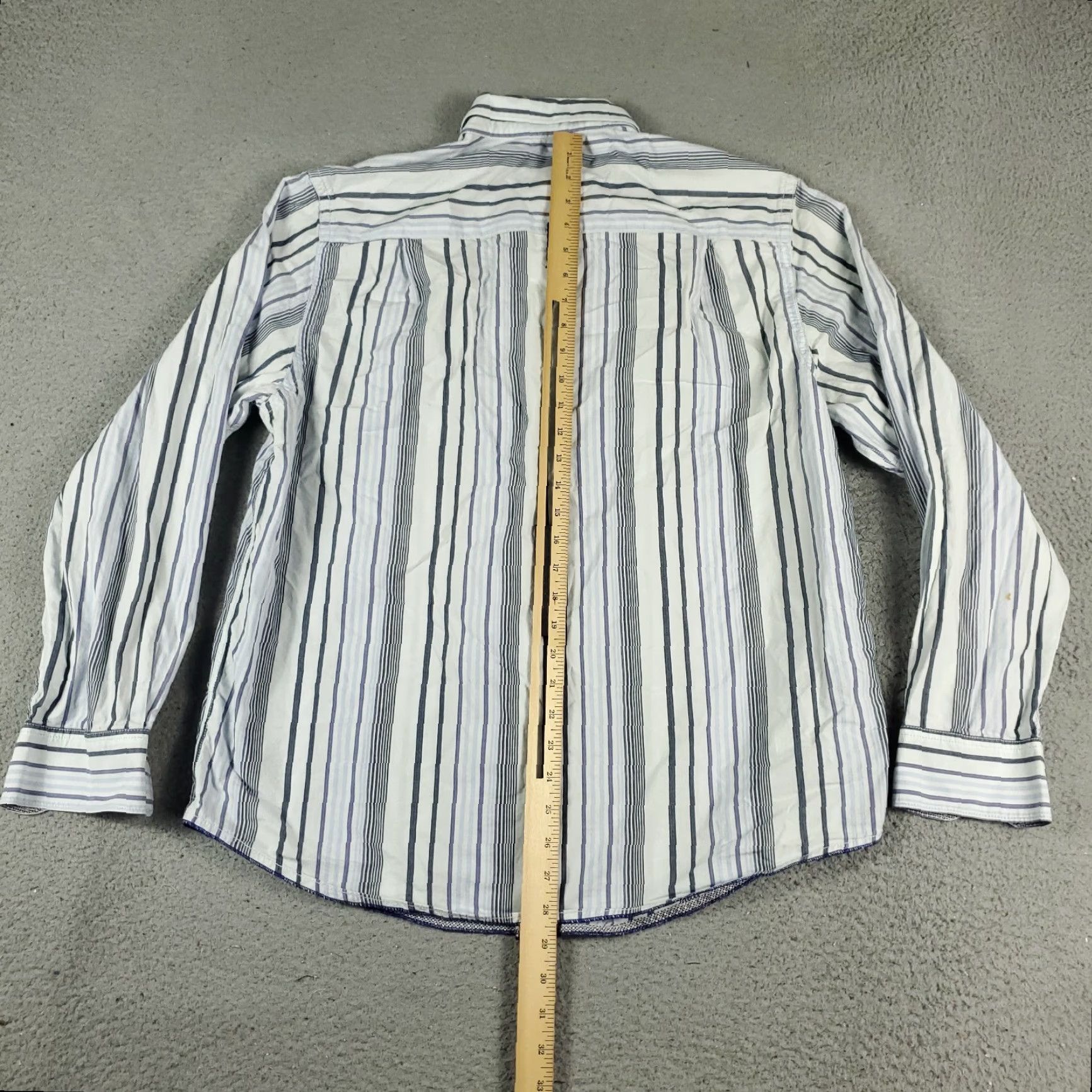 Tommy Bahama Tommy Bahama Shirt Mens Large Blue Striped Button-Up Long Sleeve Casual Size US L / EU 52-54 / 3 - 3 Thumbnail