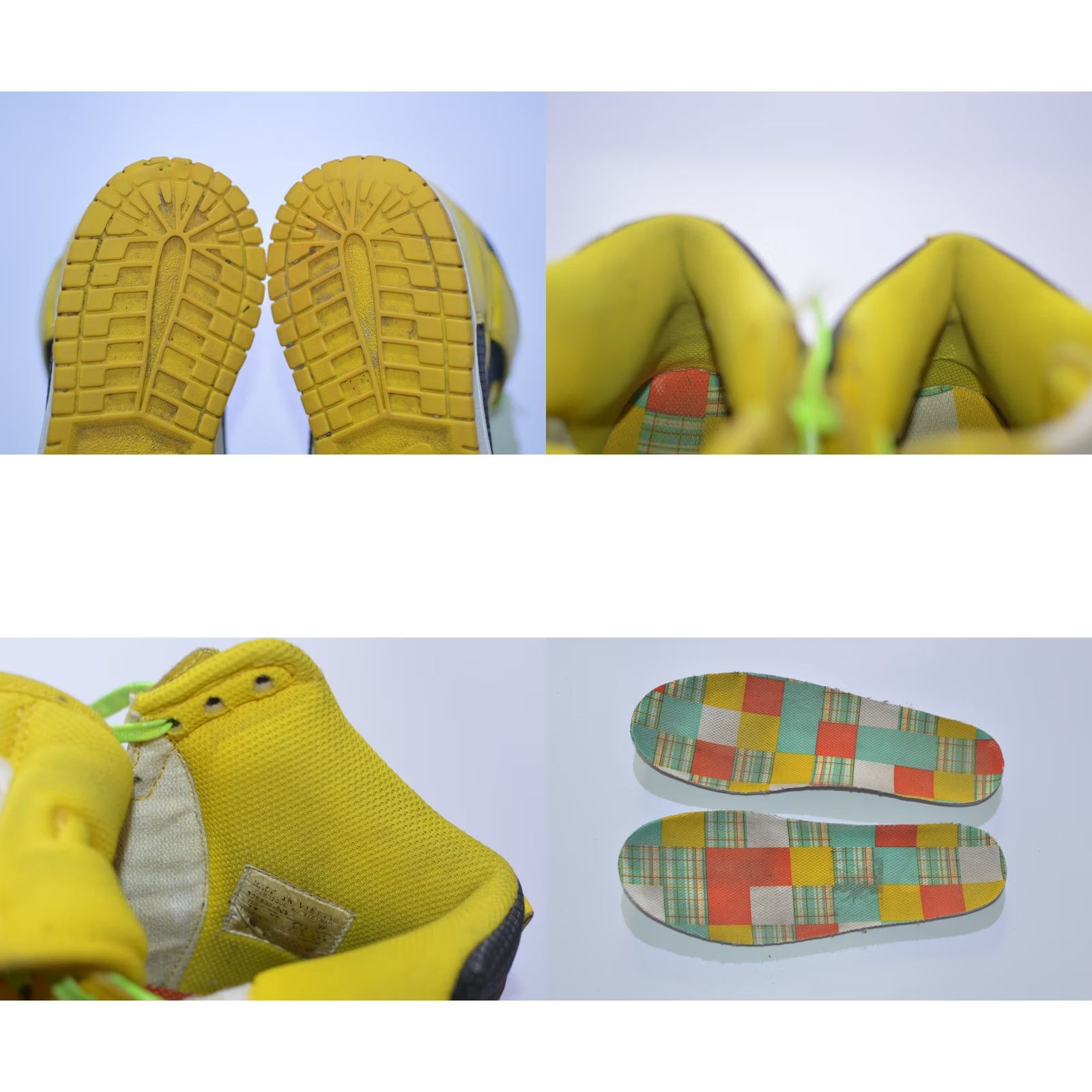 Nike VINTAGE Nike Wmns Dunk High Black Speed Yellow 325203-008 Size US 7.5 Women Sneaker Nike Dunk High Shoes Yellow 90s Womens Size US 9 / IT 39 - 8 Thumbnail