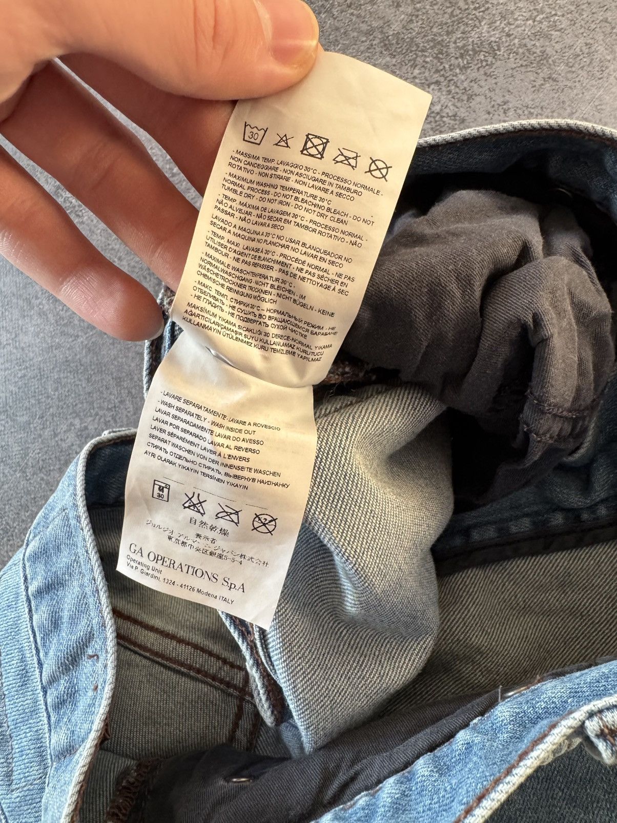Armani ARMANI VINTAGE METAL LOGO JEANS IF SIX WAS NINE LGB GLAMOUR Size US 32 / EU 48 - 11 Thumbnail