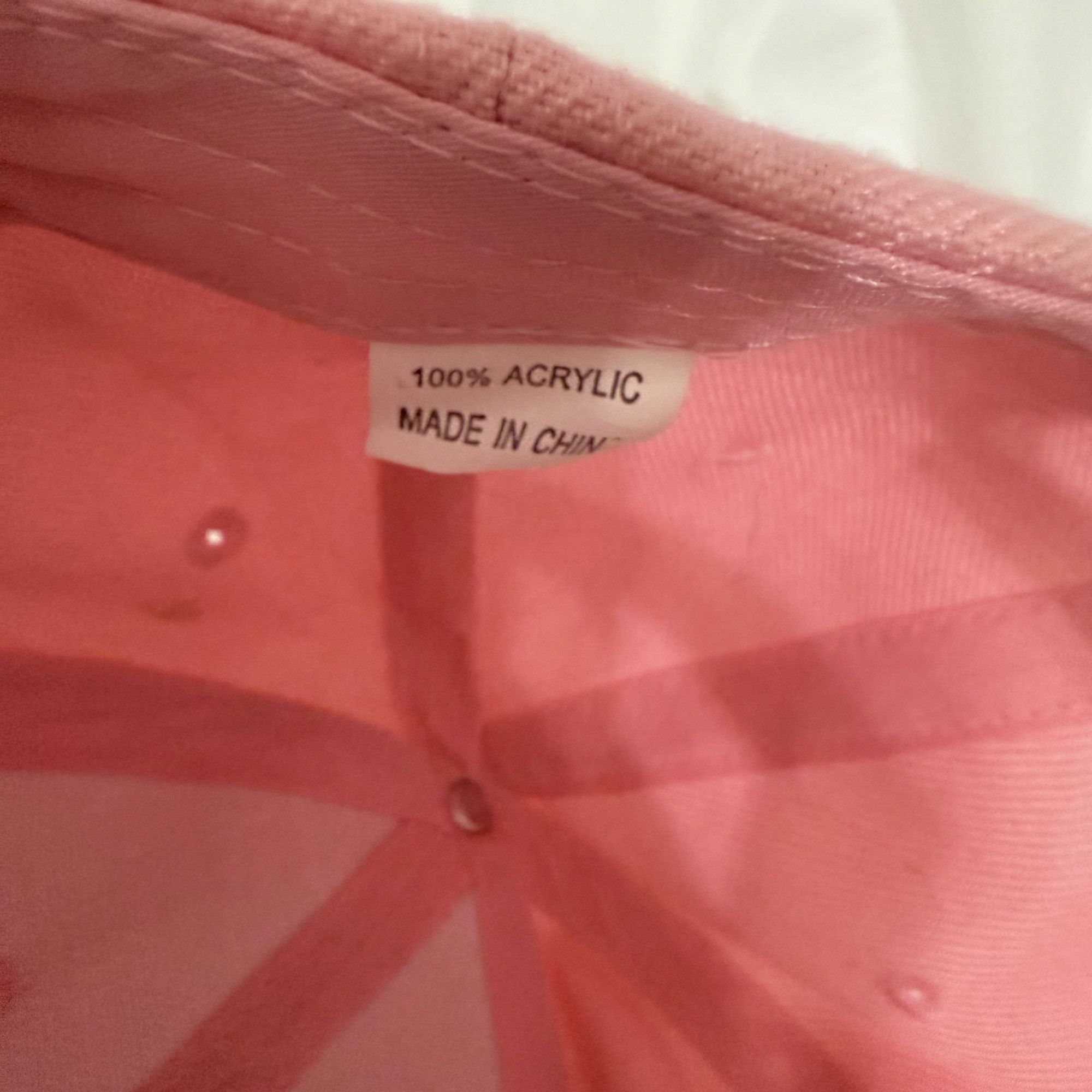Other Pink New York Princess Baseball Cap Adjustable Velcro Strap Size ONE SIZE - 5 Thumbnail