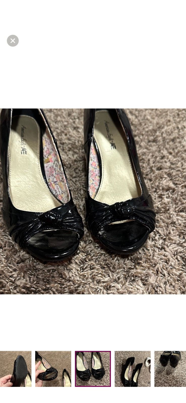 Other Short black heels Size US 7.5 / IT 37.5 - 6 Thumbnail
