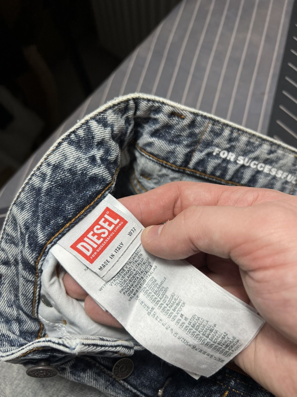 Diesel Diesel Vintage Light Wash Jeans High Waist Straight Fit Y2K Size US 32 / EU 48 - 16 Thumbnail