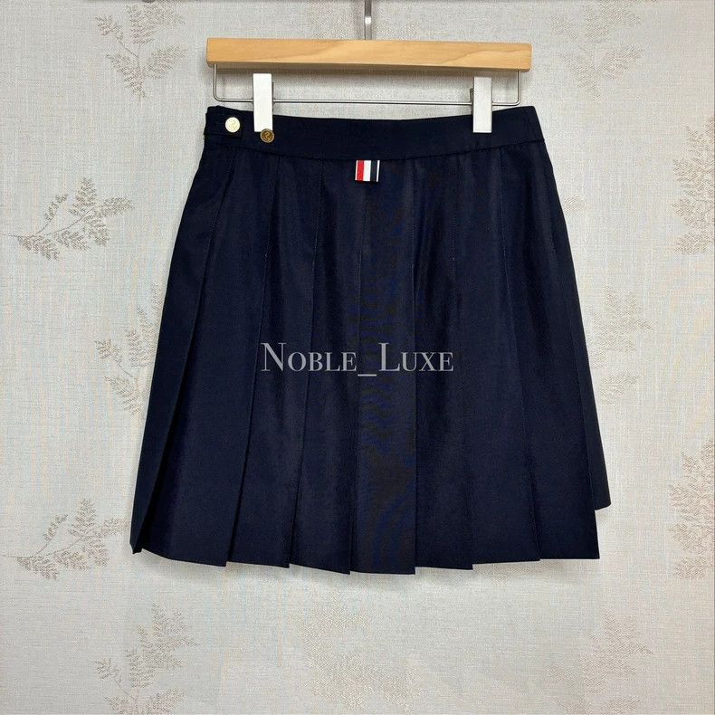 Thom Browne Thom Browne Blue pleated skirt Size 26" / US 2 / IT 38 - 2 Thumbnail