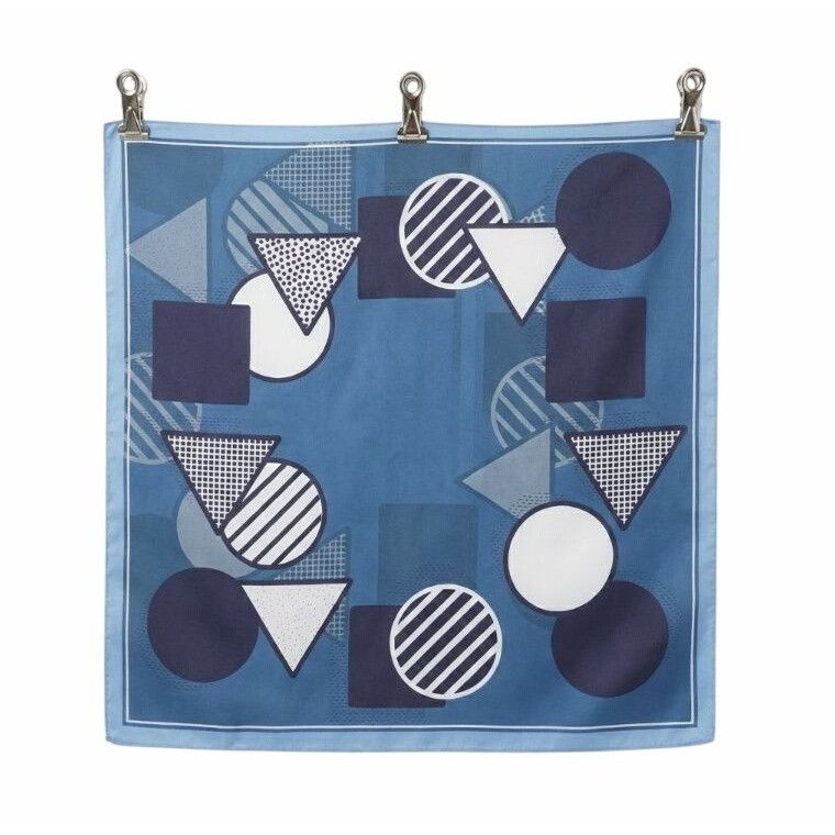 Other ✨Geometric Scarf Retro Silky Square Neck Wrap Abstract Acces Size ONE SIZE - 3 Thumbnail