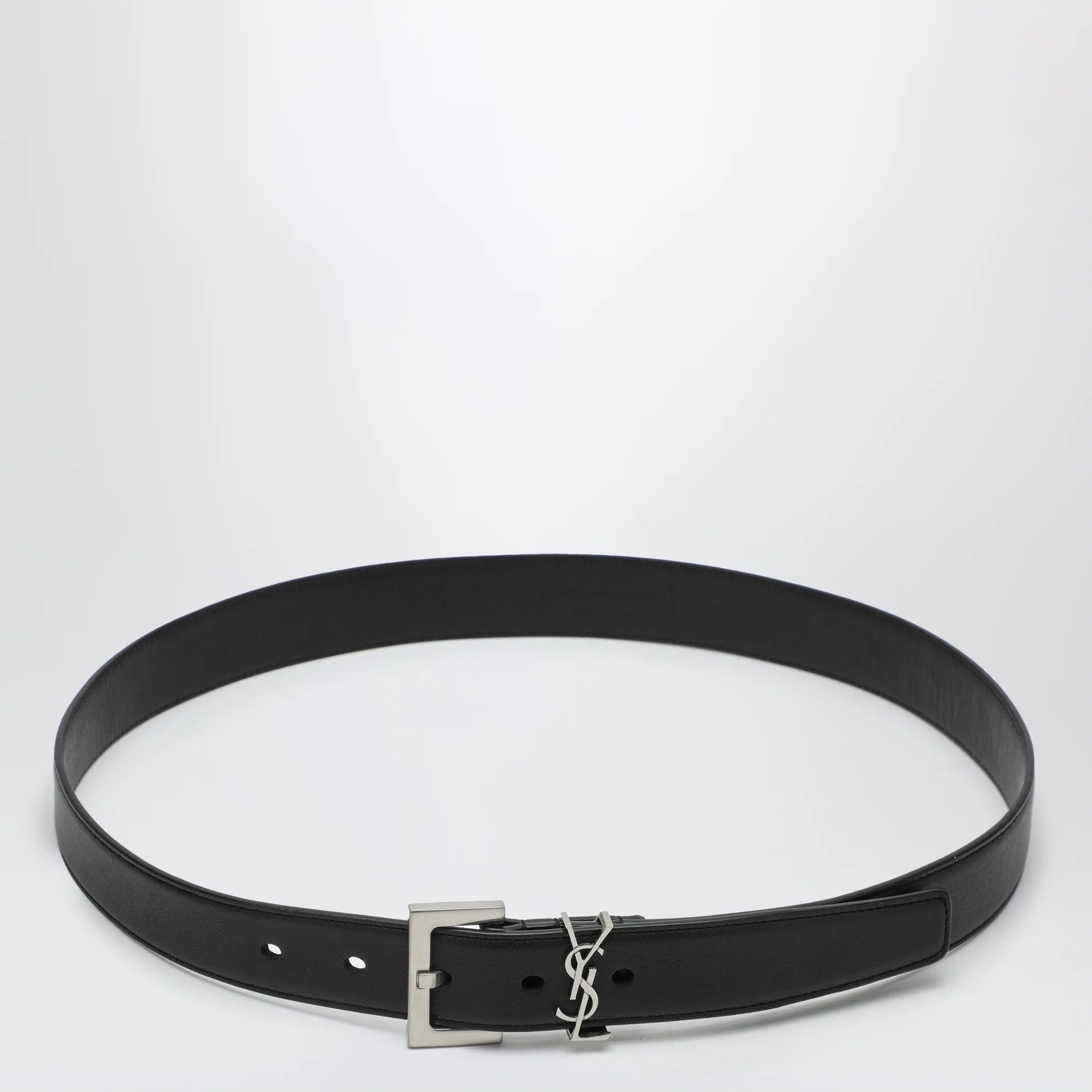 Saint Laurent Paris o1d2blof0526 Size: 85 IT / Cassandre Smooth Leather Belt Size ONE SIZE - 1 Thumbnail