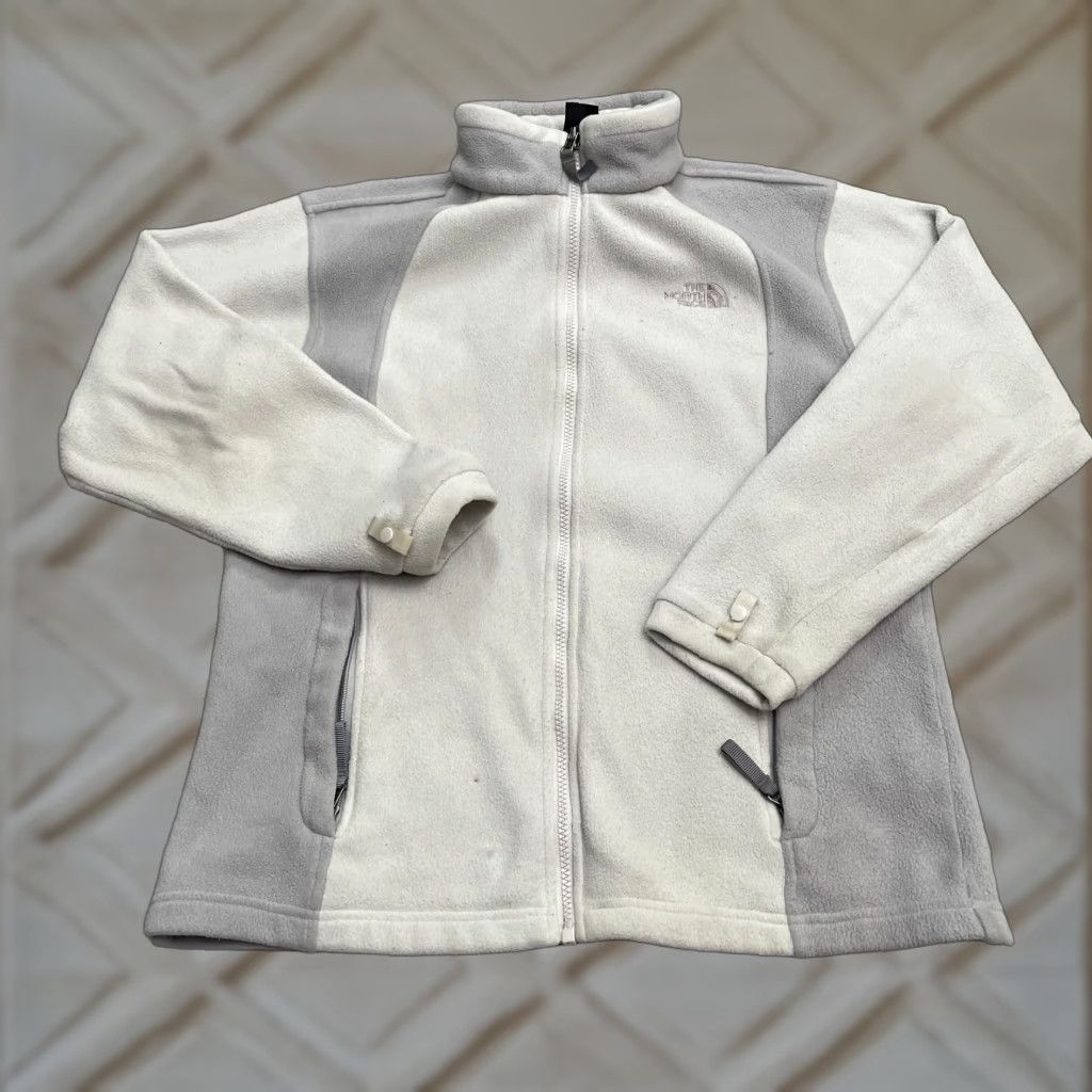The North Face The North Face Khumbu Fleece Jacket Womens Medium Gray Full Zip Outdoor Hiking - Regular Fit, Solid, Jacket Size M / US 6-8 / IT 42-44 - 1 Thumbnail