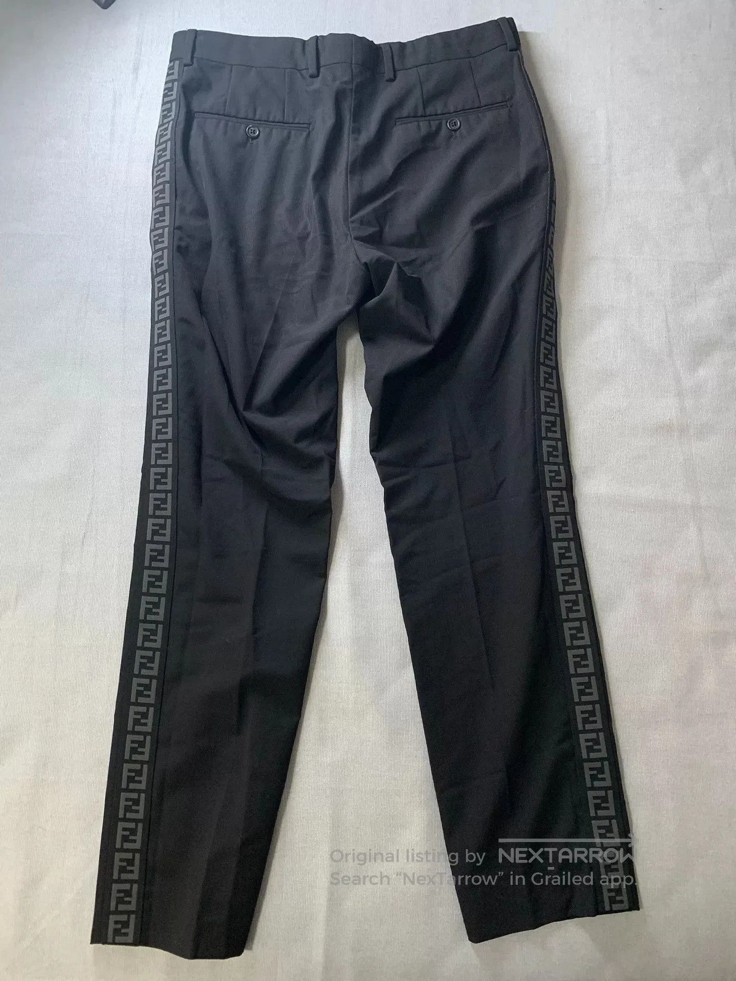 Fendi Fendi Wool Logo Chino Pants. Size US 30 / EU 46 - 2 Thumbnail