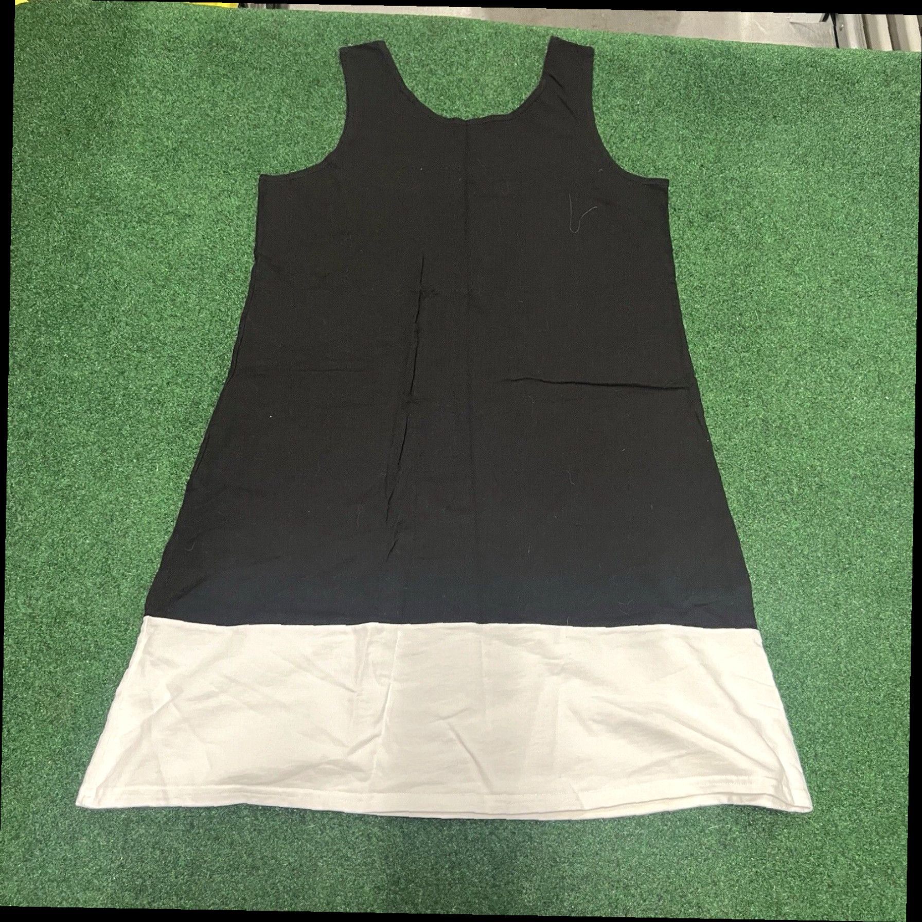 Vintage ST THOMAS T-Shirt Dress Black Beach Swim Cover Up One Size Summer Size ONE SIZE - 6 Thumbnail