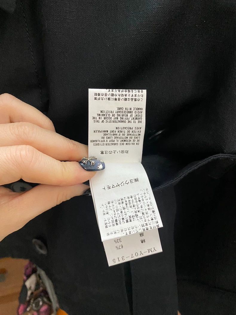 Y's Y's size 1 Cotton and linen jacket Size S / US 4 / IT 40 - 8 Thumbnail