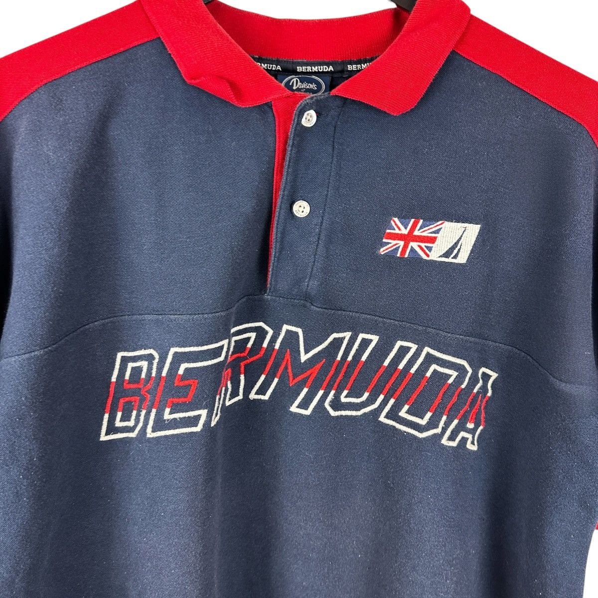 Vintage Vintage Davison Of Bermuda Crown Colony Polo Shirt Size US XXL / EU 58 / 5 - 3 Thumbnail