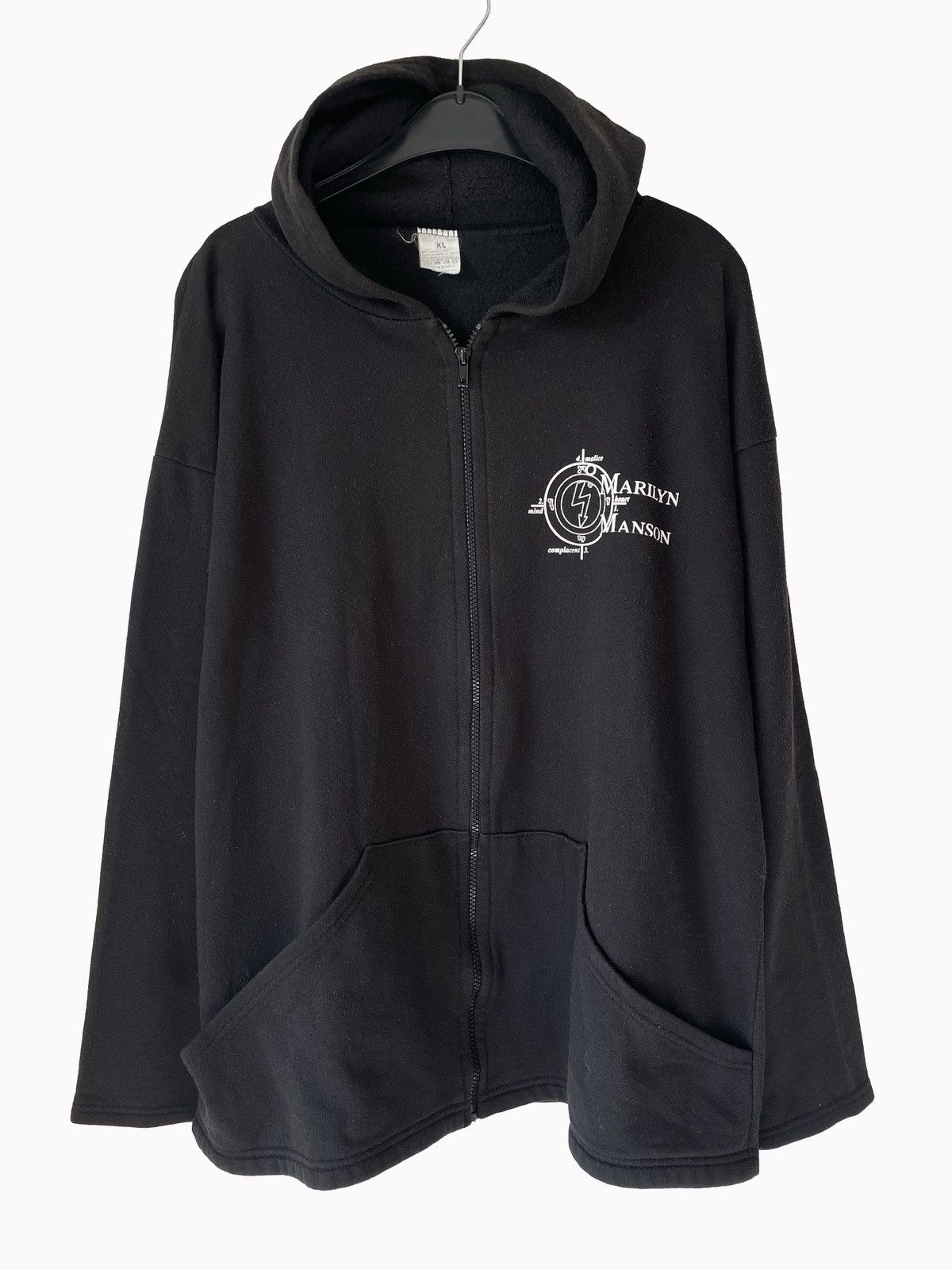 Marilyn Manson Vintage 2003 Marilyn Manson zipper Hoodie. Size US XL / EU 56 / 4 - 2 Thumbnail