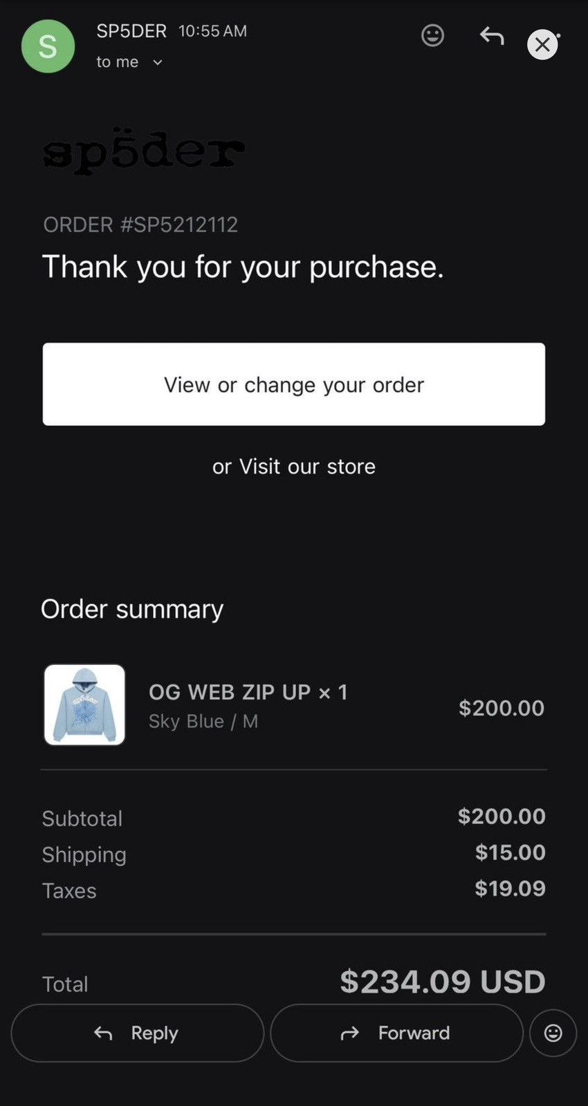 Sp5der Sp5der Og web Zip Up Hodie SS26 Size US M / EU 48-50 / 2 - 14 Thumbnail