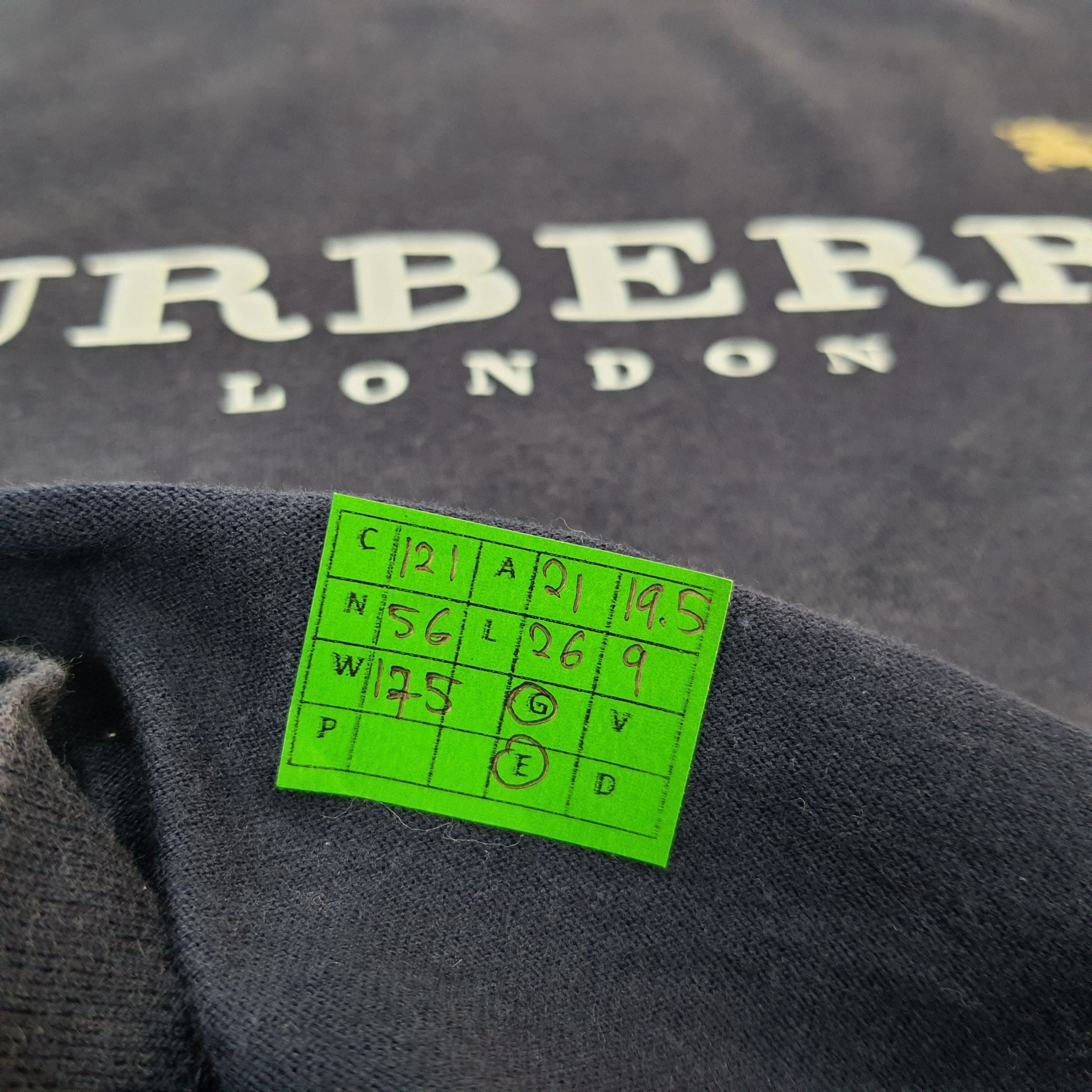 Burberry × Vintage Vintage Burberry London T-shirt Size US L / EU 52-54 / 3 - 7 Thumbnail
