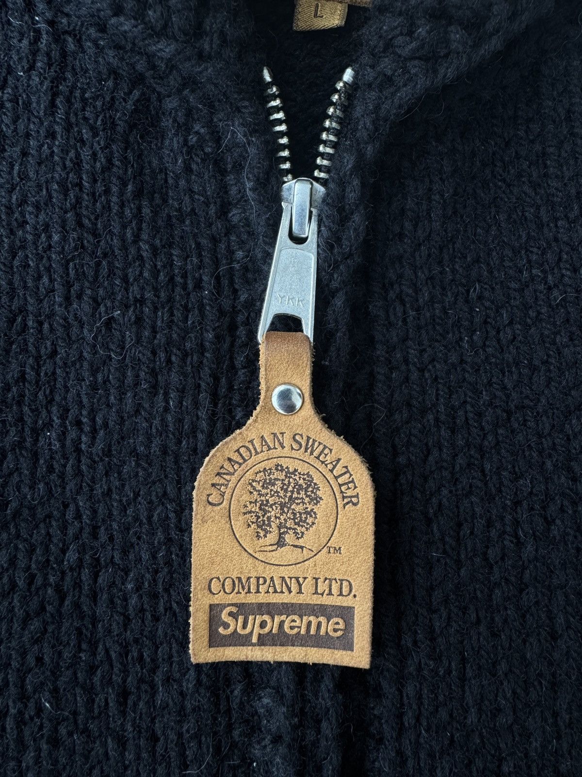 Supreme Supreme Camacho Cowichan Knit Sweater FW23 Black / Green Size US L / EU 52-54 / 3 - 7 Thumbnail