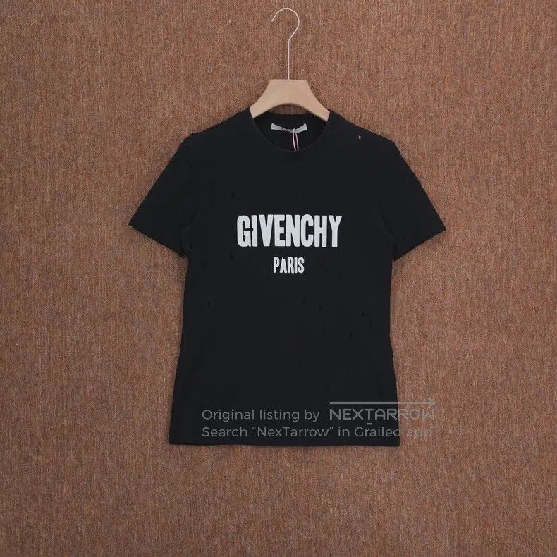 Givenchy Givenchy Black Hole Printed Short Sleeve Size US S / EU 44-46 / 1 - 1 Thumbnail