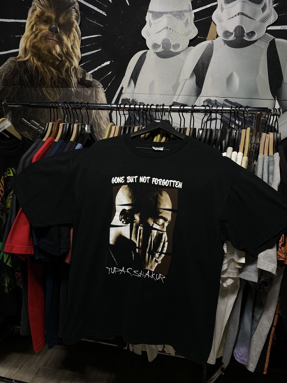 Rap Tees Vintage 1997 Tupac Rap T Shirt Adult Size XLarge Size US XL / EU 56 / 4 - 6 Thumbnail