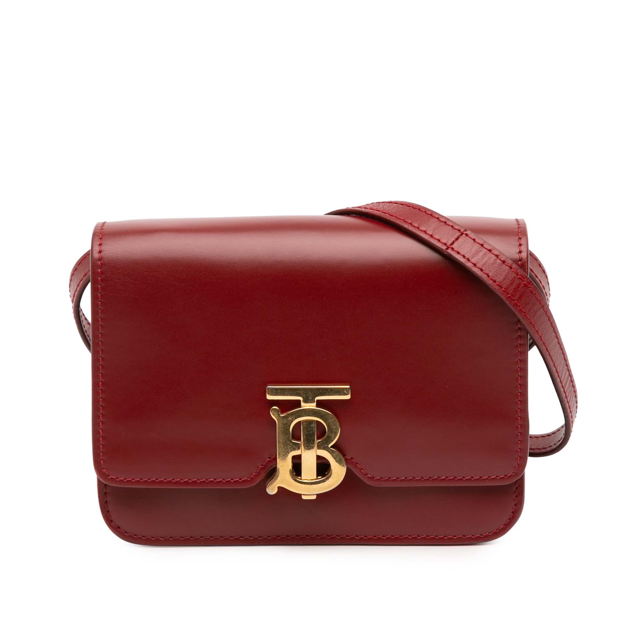 Burberry Burberry Mini Leather TB Crossbody Size ONE SIZE - 1 Thumbnail
