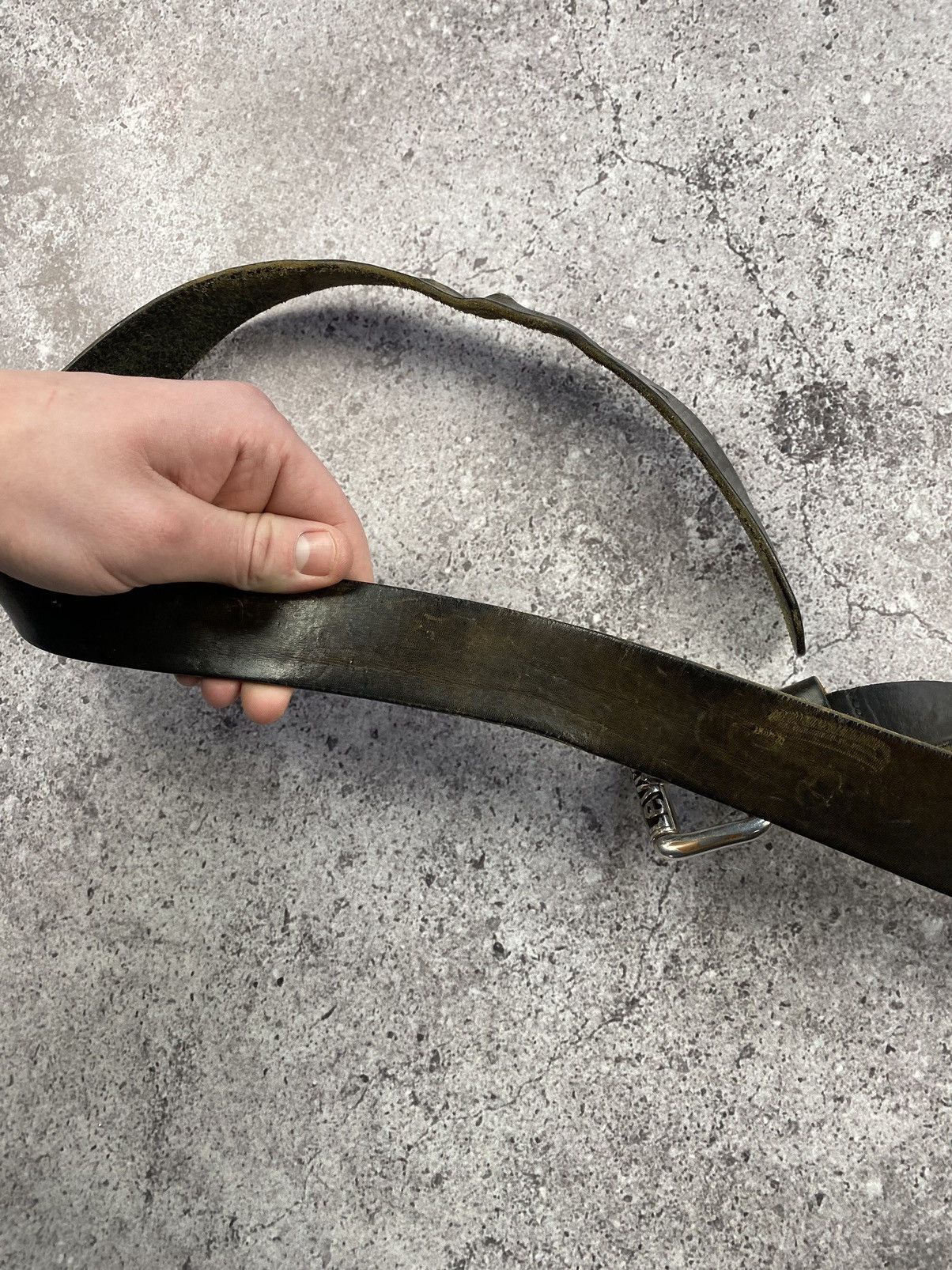 Levi's Vintage Levi’s black Genuine Leather Belt very rare belt Size ONE SIZE - 6 Thumbnail